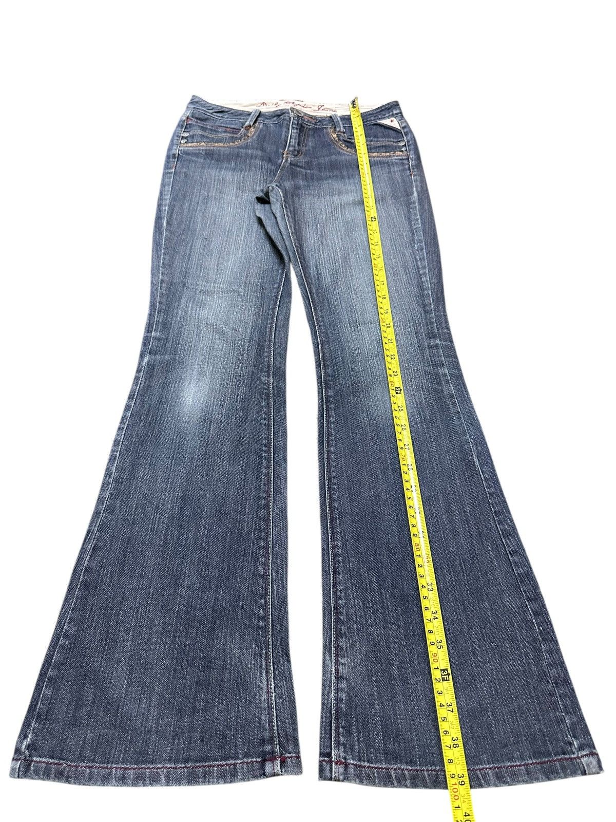 Japanese Brand DJ Jeans With Wideleg Bootcut Style and Faded Wash Size US 28 / EU 44 - 14 Thumbnail