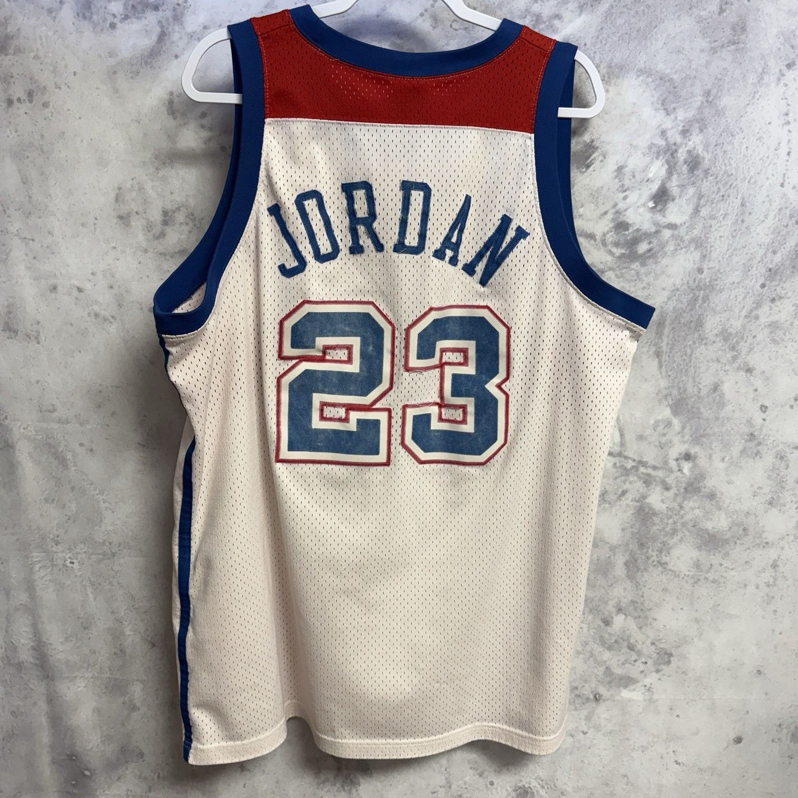 Nike Vintage Nike Washington Bullets Jordan Jersey Mens XL + 2 in Size US XL / EU 56 / 4 - 2 Thumbnail