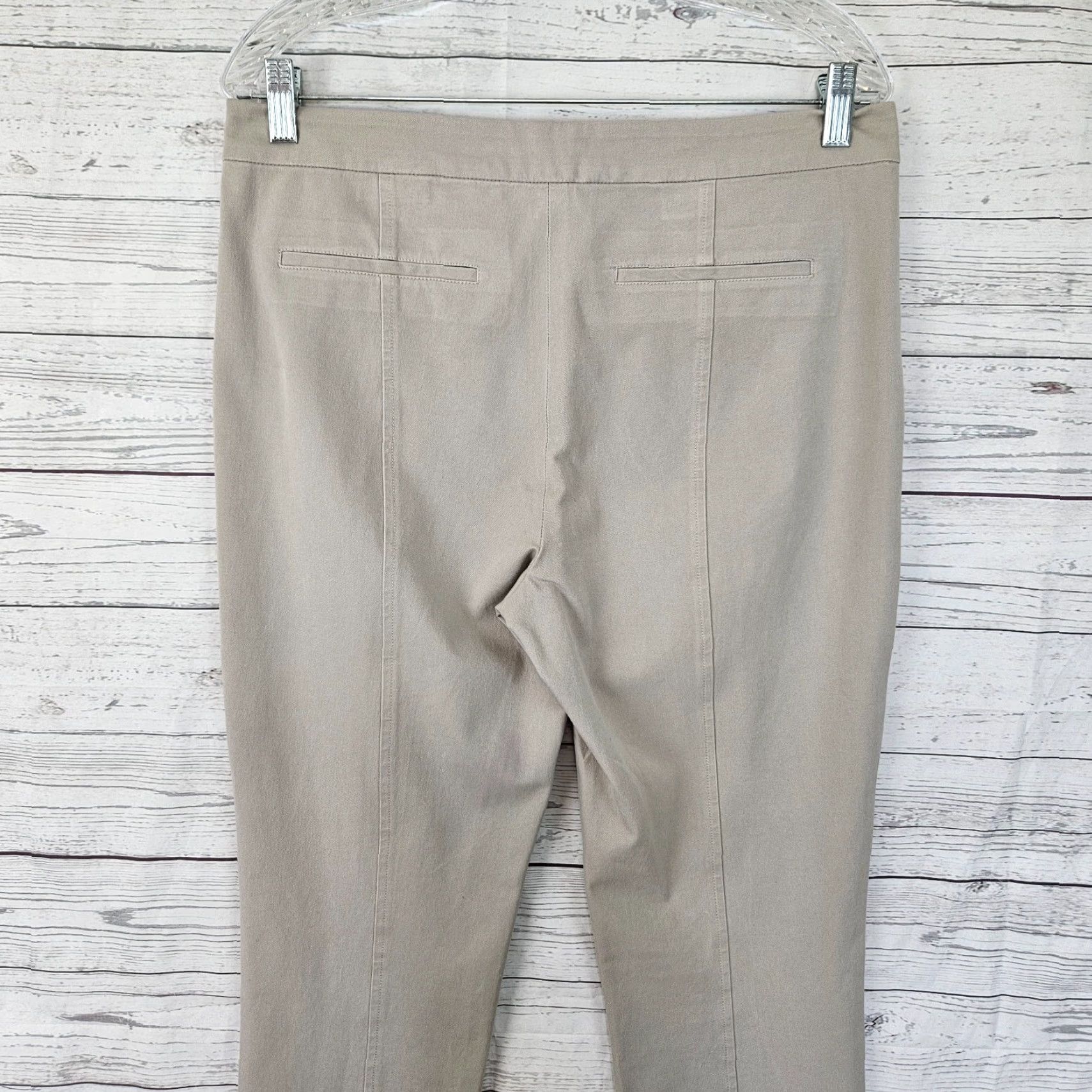 NYDJ NYDJ Womens Pants 12 Gray Cotton Blend Mid Rise Ankle Crop Size 34" / US 12 / IT 48 - 4 Thumbnail