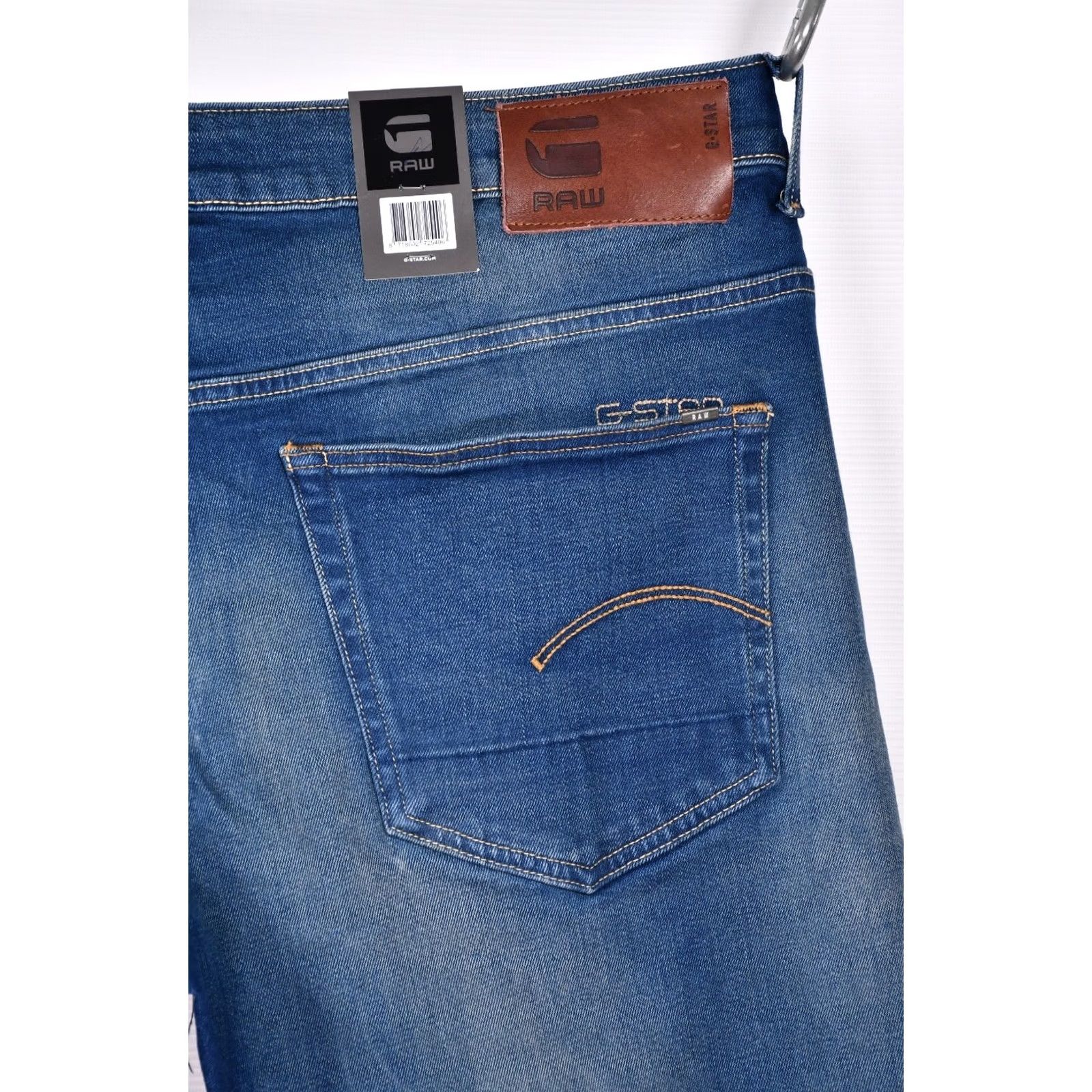 G-Star G-STAR RAW 3301 Slim Firro Stretch Denim Medium Aged Men's Jeans W38 L38 Size US 38 / EU 54 - 7 Thumbnail