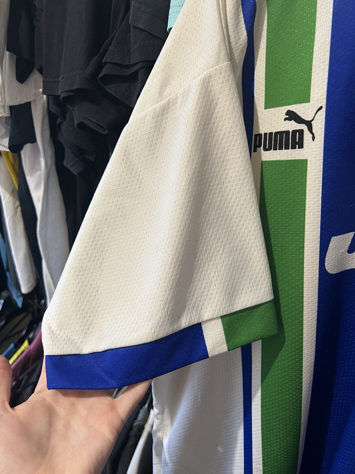 Puma × Vintage 1996/1997 PUMA WIGAN ATHLETIC FC HOME FOOTBALL SHIRT SZ XXL Size US XXL / EU 58 / 5 - 3 Thumbnail