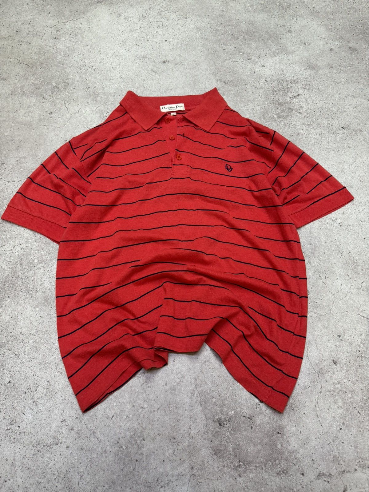 Christian Dior Monsieur Vintage Striped Christian Dior Polos Tee Size US M / EU 48-50 / 2 - 2 Thumbnail