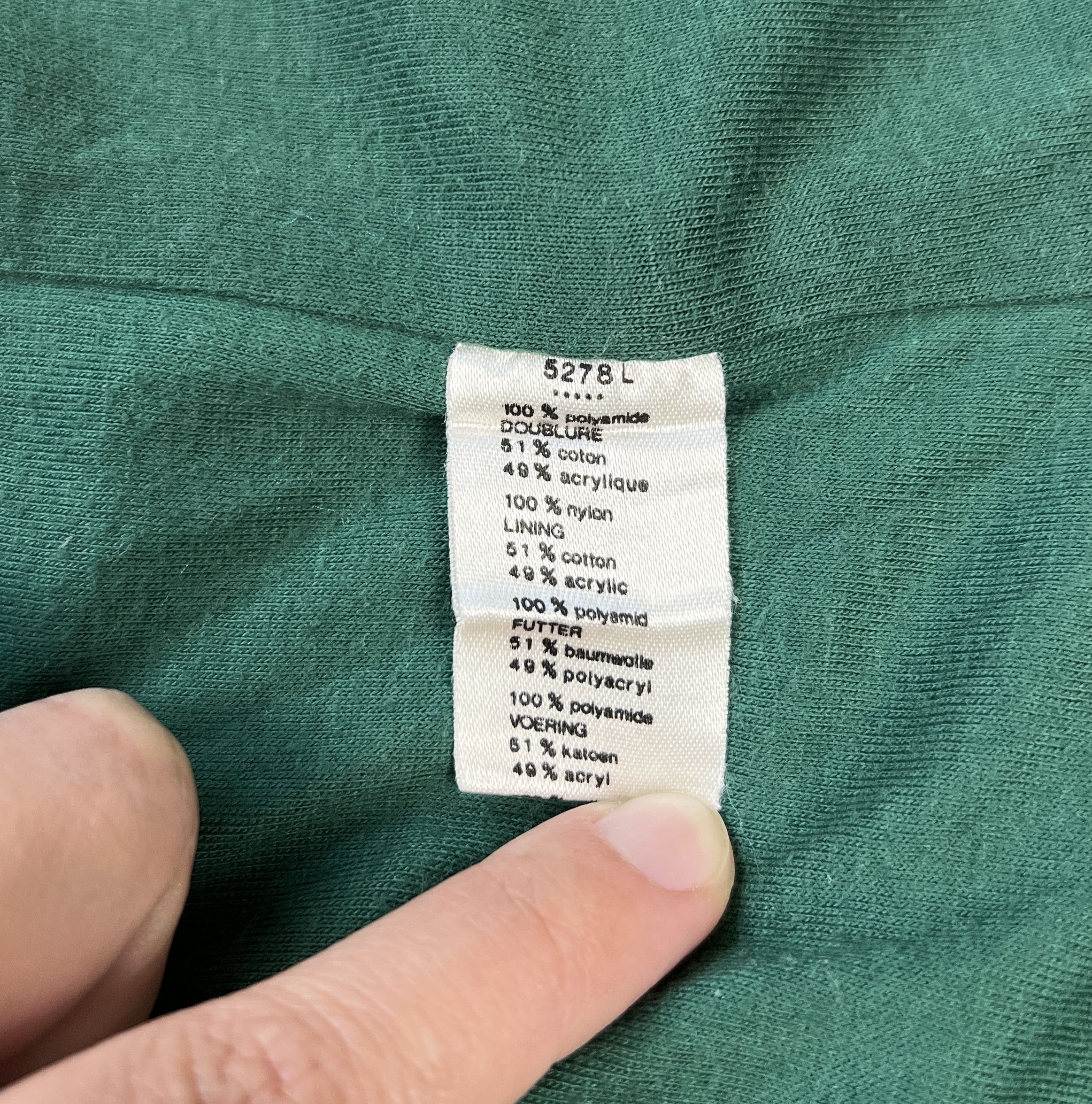 Lacoste Vintage 80s 90s Lacoste Chemise Bomber Jacket Sz 5 (L/XL) Size US L / EU 52-54 / 3 - 23 Thumbnail