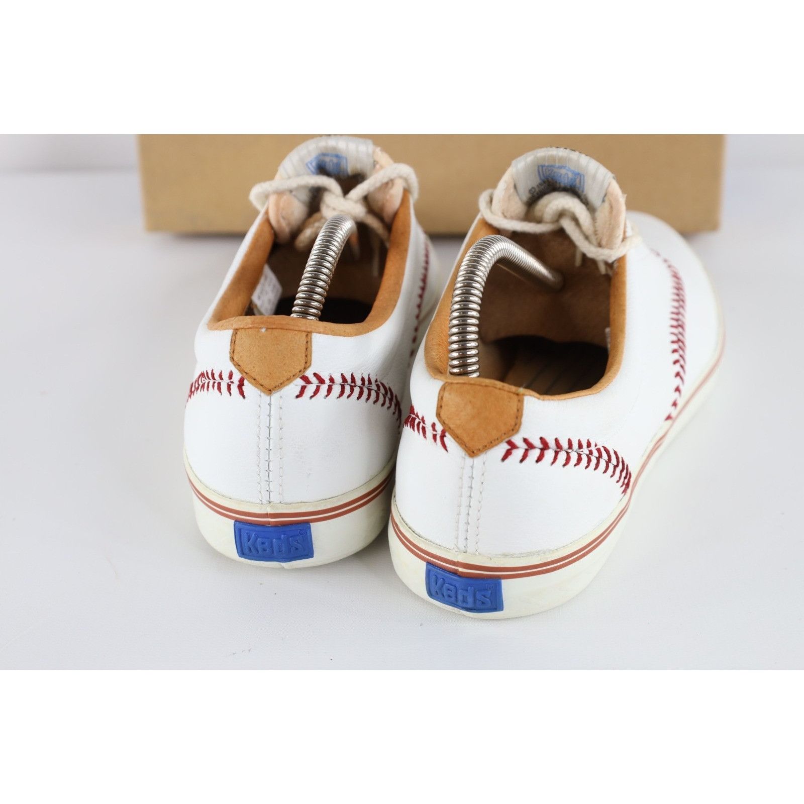 Keds Vintage 90s Keds Distressed Leather Baseball Sneakers Shoes Size US 10 / IT 40 - 6 Thumbnail