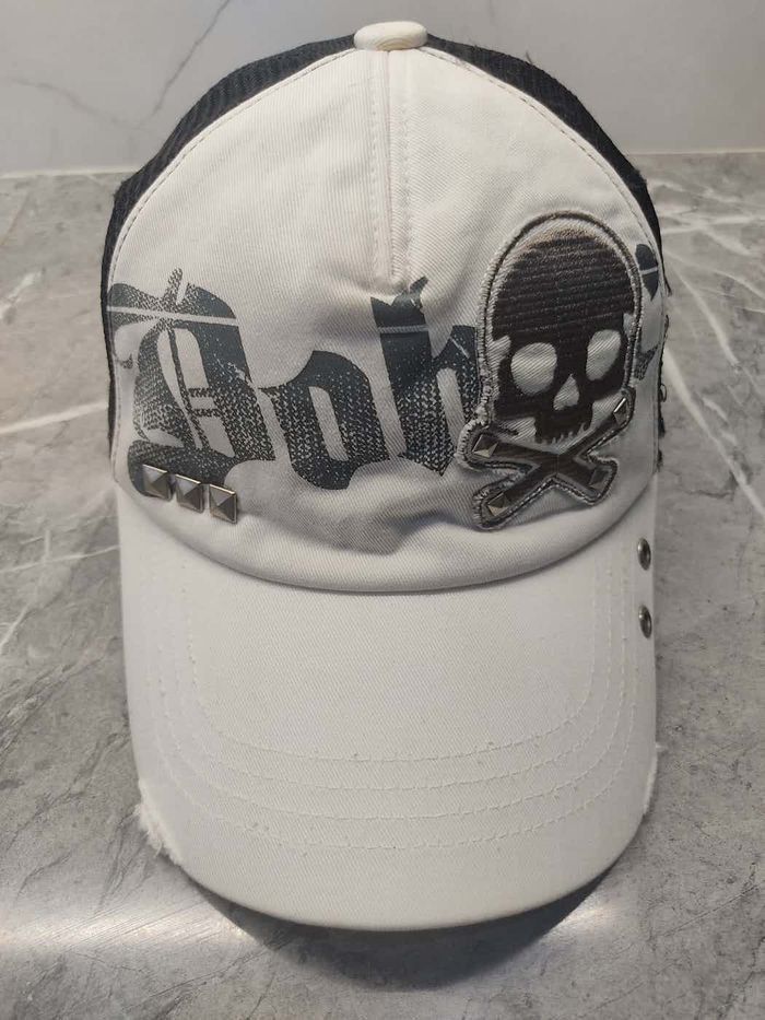 Japanese Brand Skulls By Dohc Distressed Style Cap Hat Size ONE SIZE - 3 Thumbnail