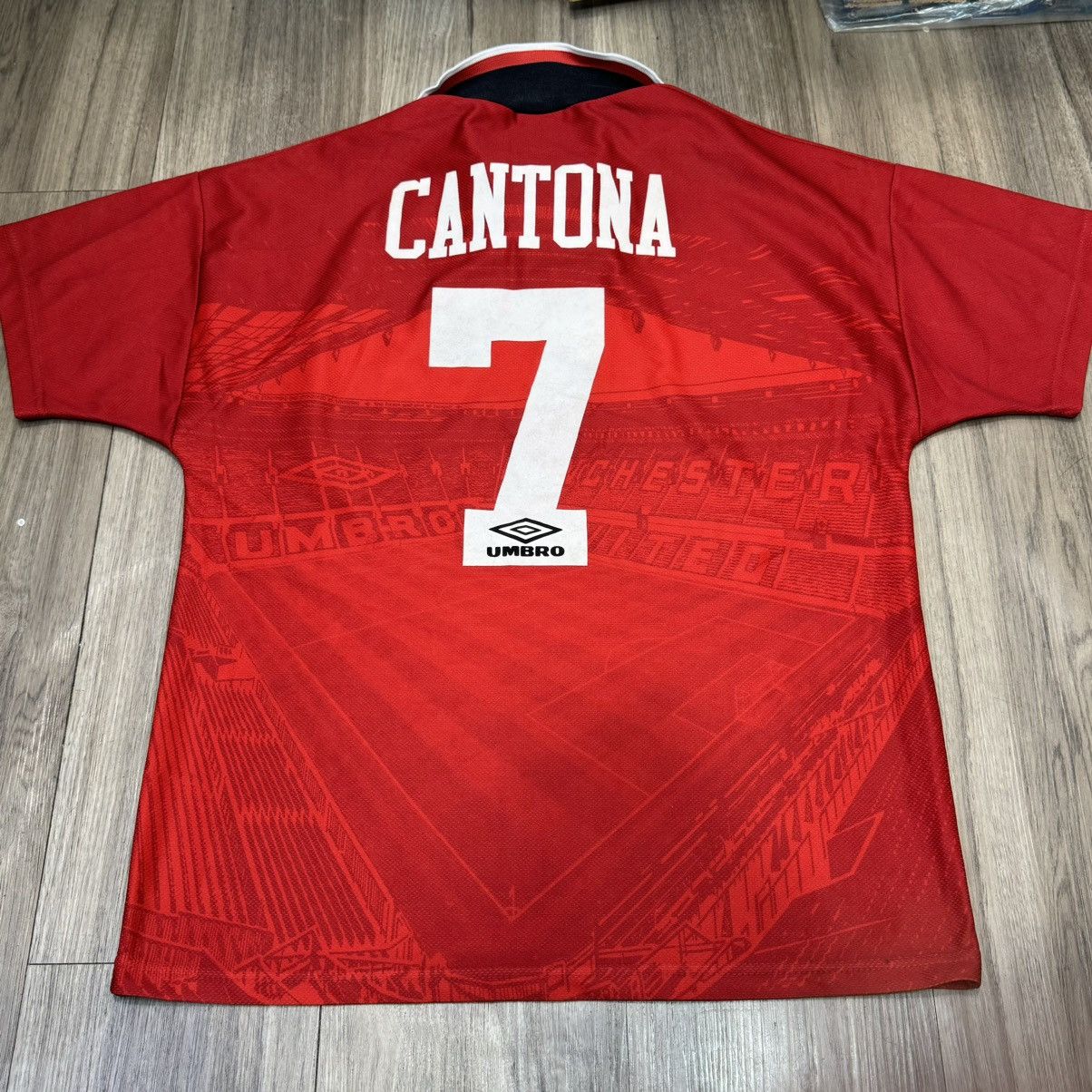 Umbro Manchester United 1996 FA cup final shirt #7 Cantona Size US M / EU 48-50 / 2 - 2 Thumbnail