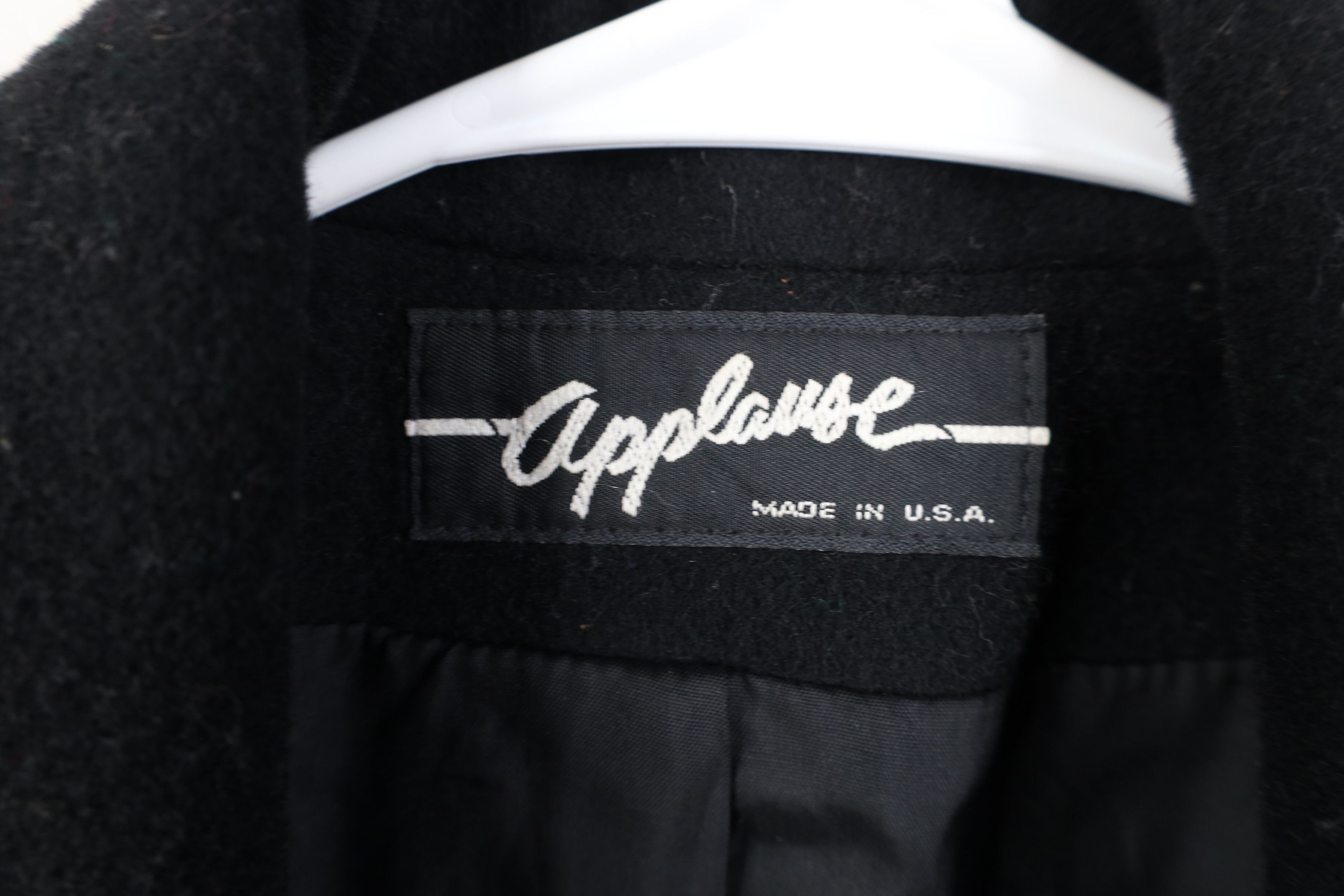 Vintage Vintage 80s 90s Streetwear Trench Coat Jacket Black USA Size L / US 10 / IT 46 - 10 Thumbnail