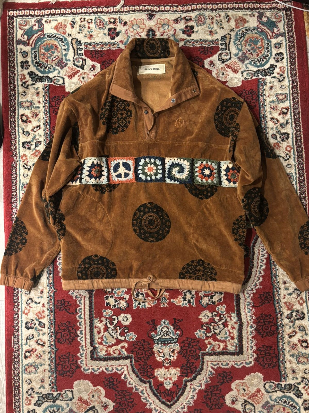 Story Mfg. Story Mfg. Block Print Pullover | Grailed