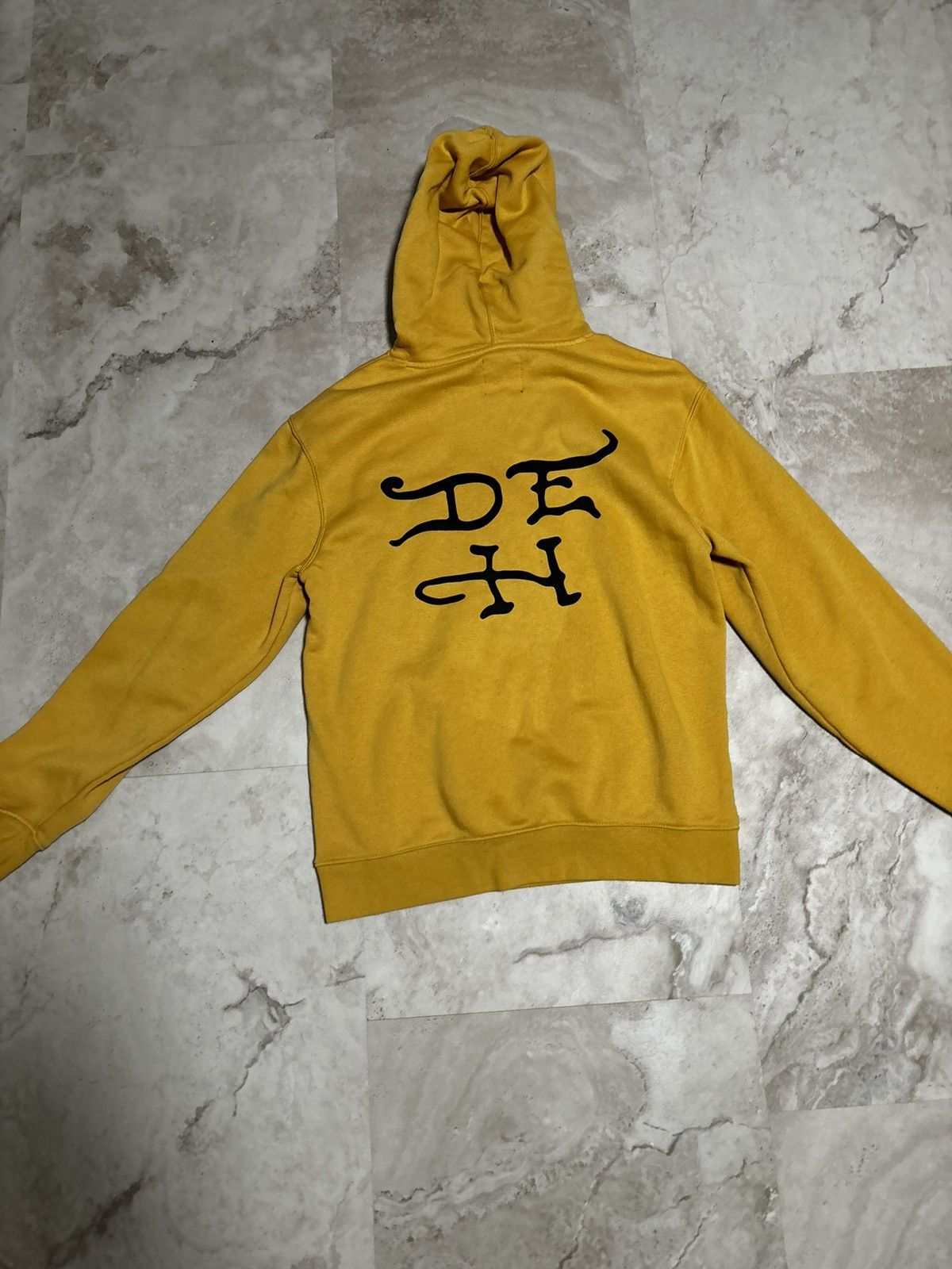 Ed Hardy Yellow Ed Hardy Hoodie With Front & Back Design Size US S / EU 44-46 / 1 - 4 Thumbnail