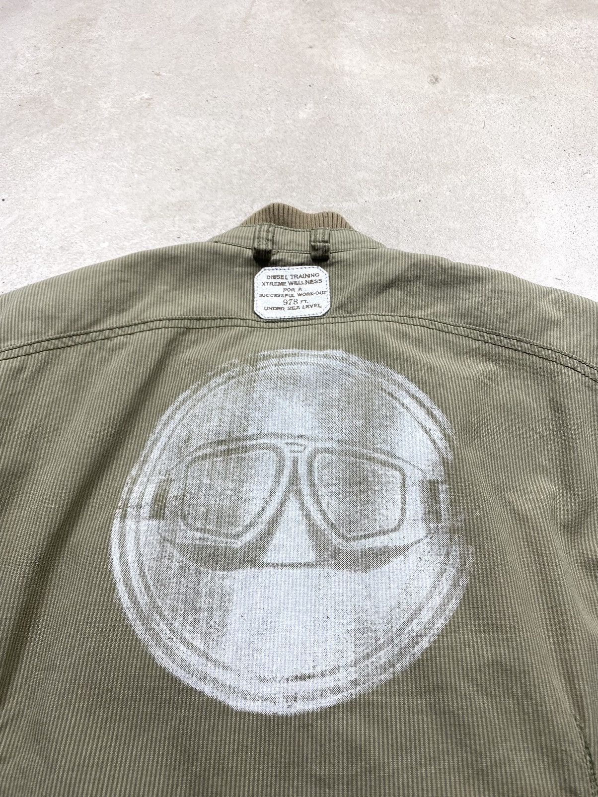 Y2K Vintage Diesel Under Sea Jacket Bomber Archive Hype