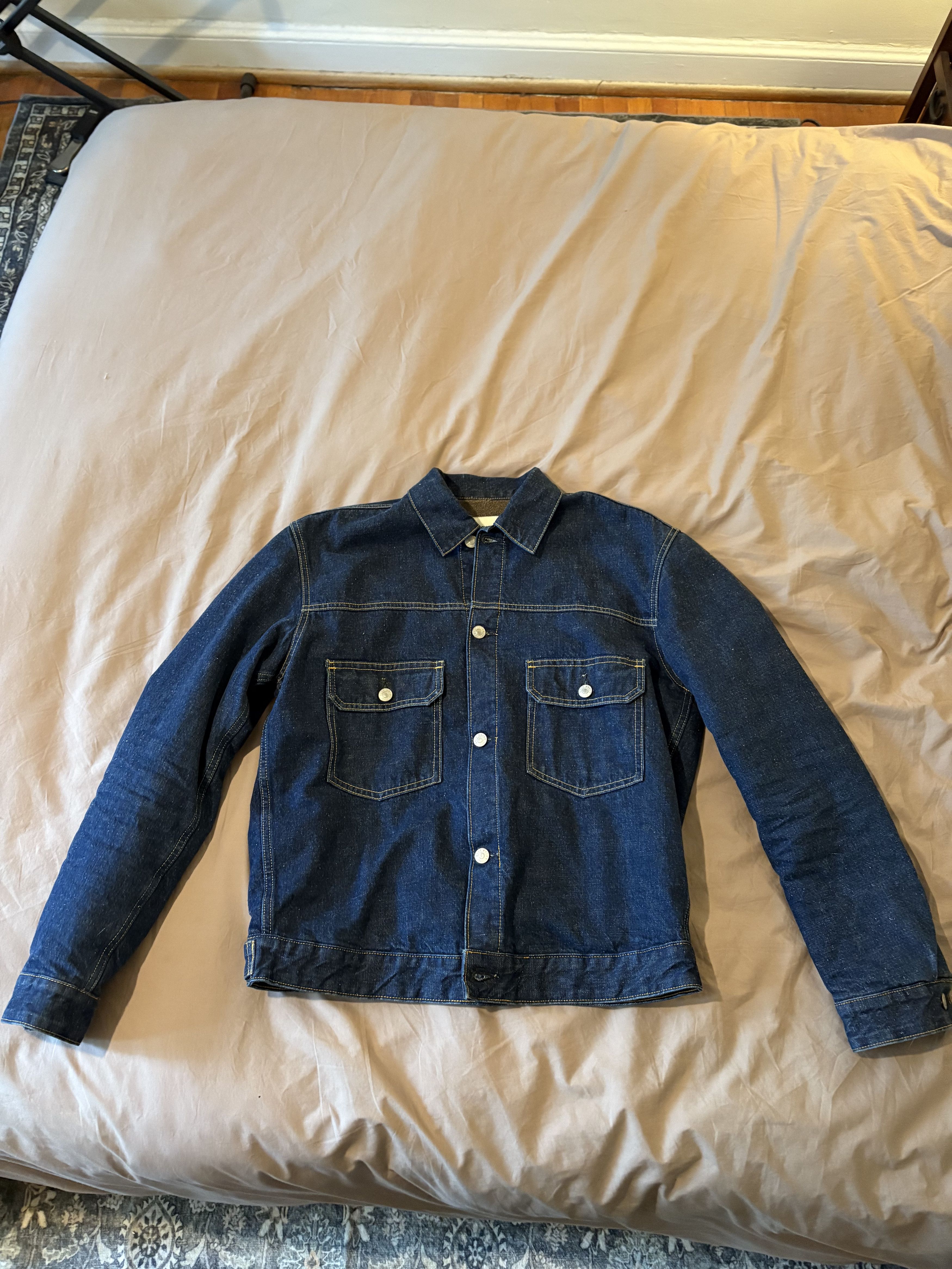 Buck Mason Blanket-Lined Denim Jacket Size US M / EU 48-50 / 2 - 1 Thumbnail