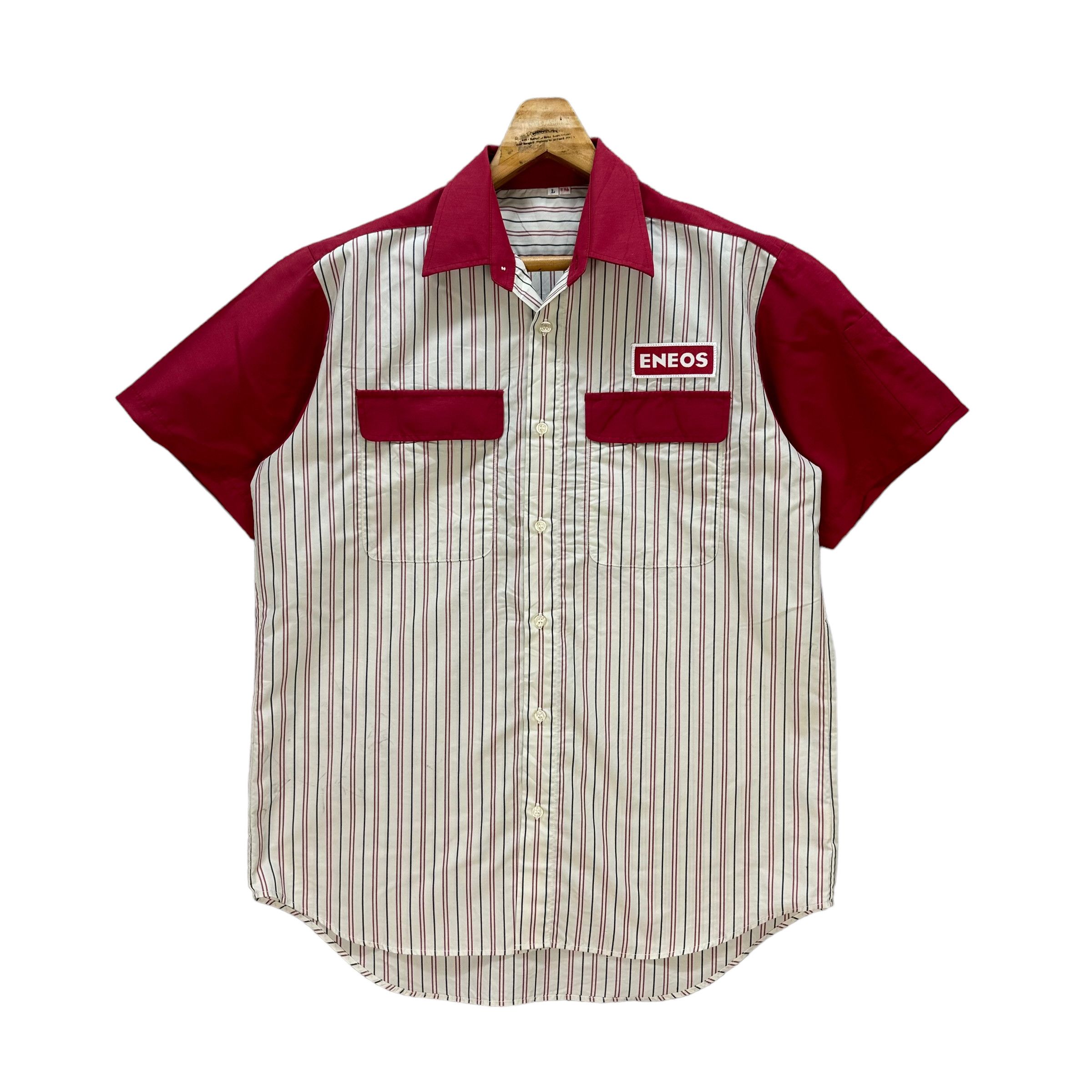 Vintage VINTAGE ENEOS BUTTON UPS SHIRT #8358-005 Size US L / EU 52-54 / 3 - 1 Thumbnail