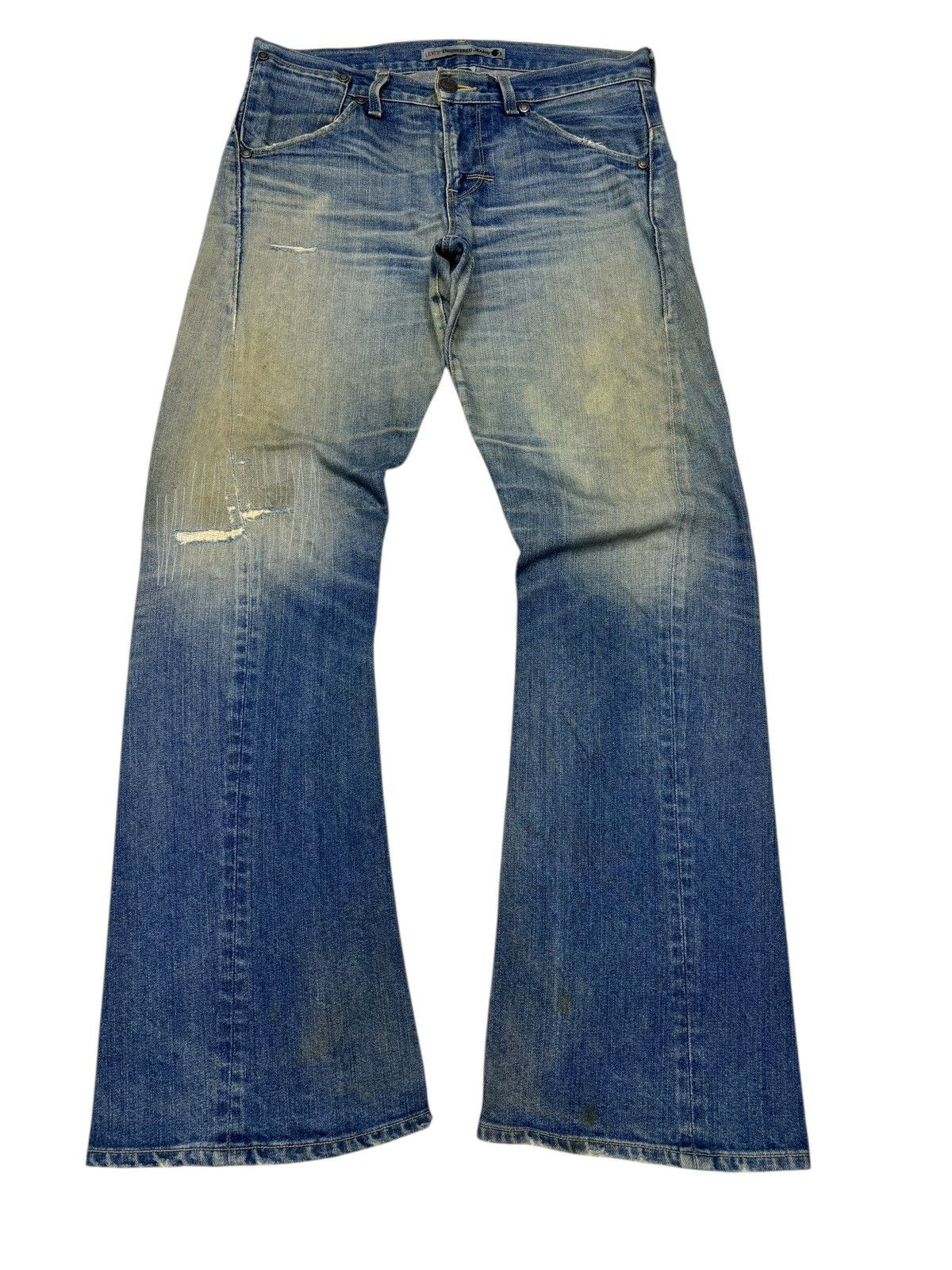 Engineered Garments × Levi's Levis Engineered 1999 Flare Twist Rusty Flared Jeans Size US 33 - 1 Thumbnail