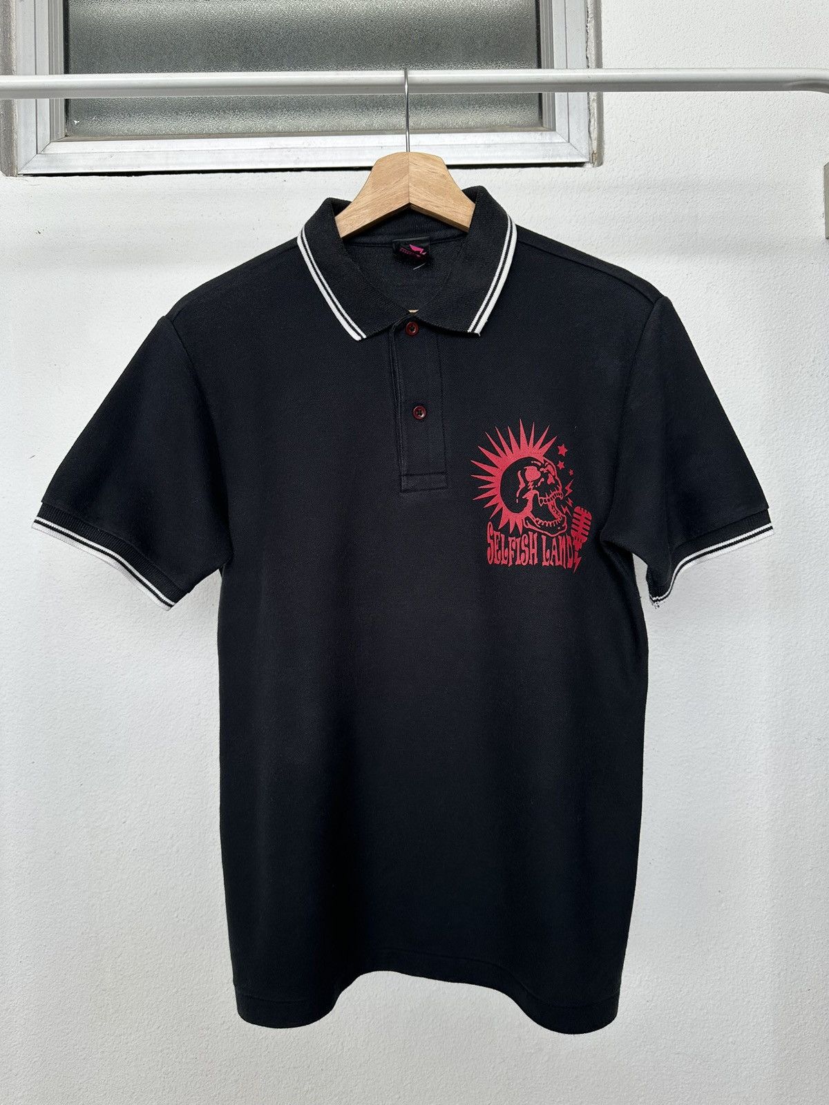 Mari's Rock 00's Selfish Land Harajuku punk polo tee Size US M / EU 48-50 / 2 - 10 Thumbnail