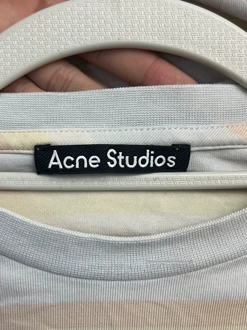 Acne Studios Acne Studios Striped Rainbow Smile Short-sleeve Size US XXS / EU 40 - 3 Thumbnail