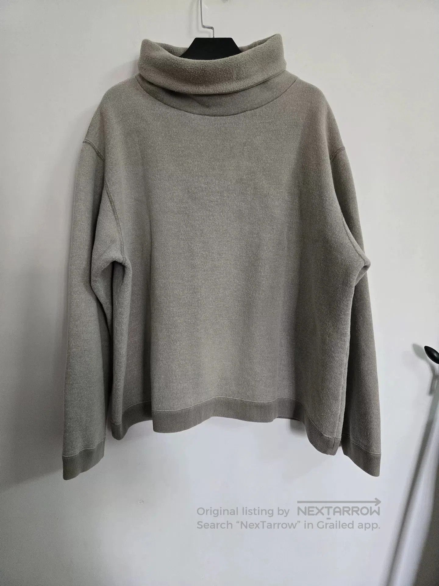 Porter Classic Gray Wool Turtleneck Sweatshirt. Size US XL / EU 56 / 4 - 1 Thumbnail