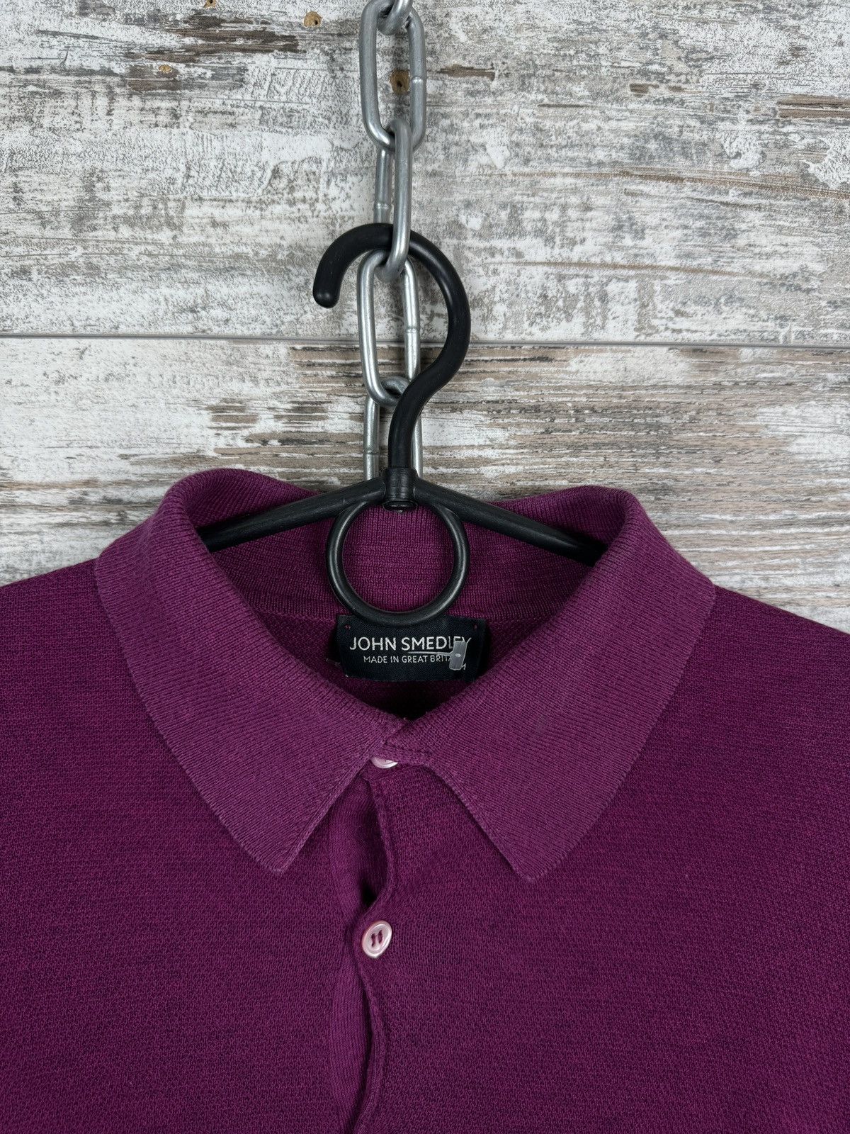 John Smedley Mens JOHN SMEDLEY SEA ISLAND COTTON polos T-shirt luxury Size US M / EU 48-50 / 2 - 5 Thumbnail