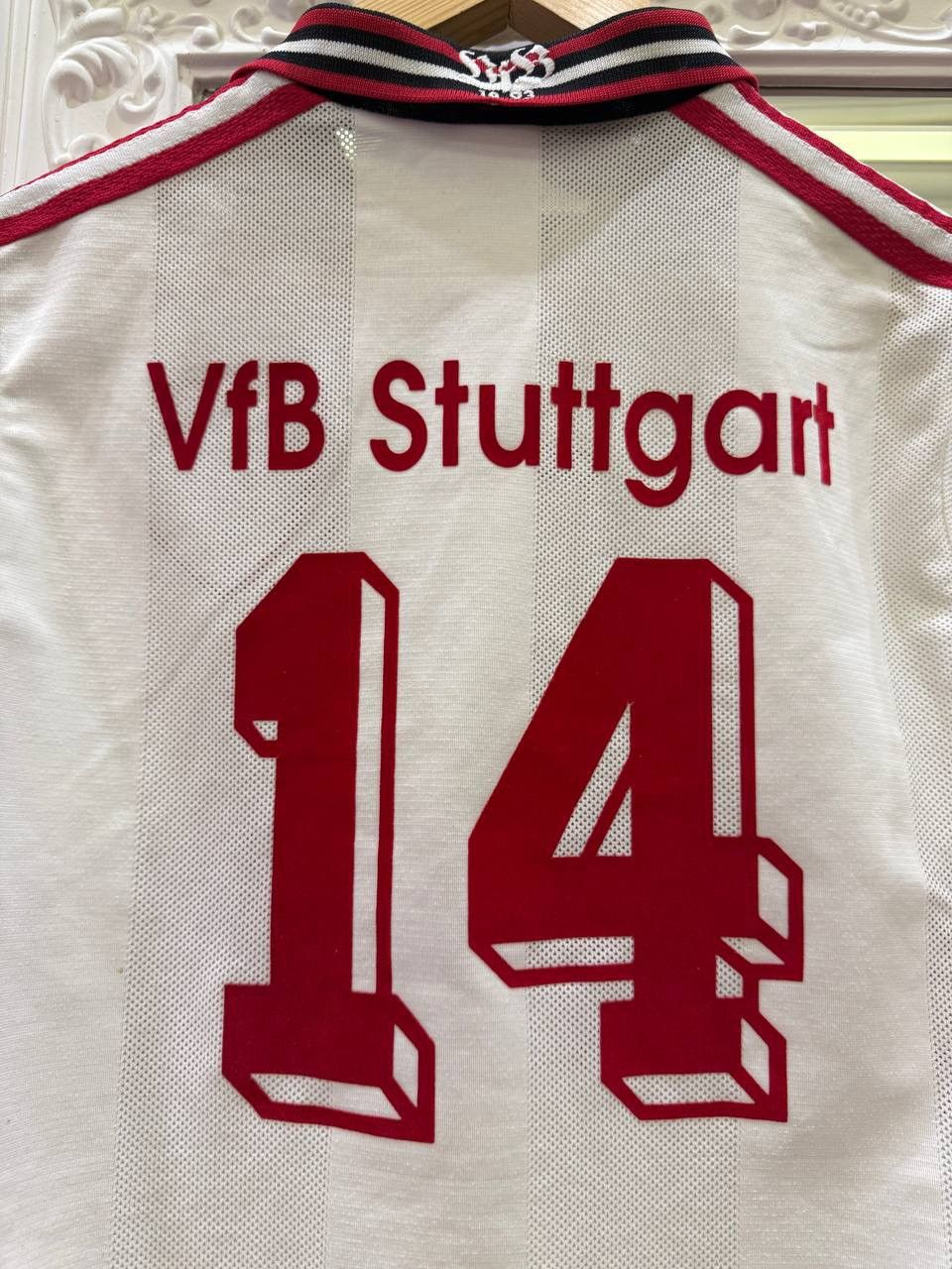 Adidas STUTTGART 1997 1998 VINTAGE FOOTBALL SHIRT SOCCER JERSEY Size US XL / EU 56 / 4 - 6 Thumbnail