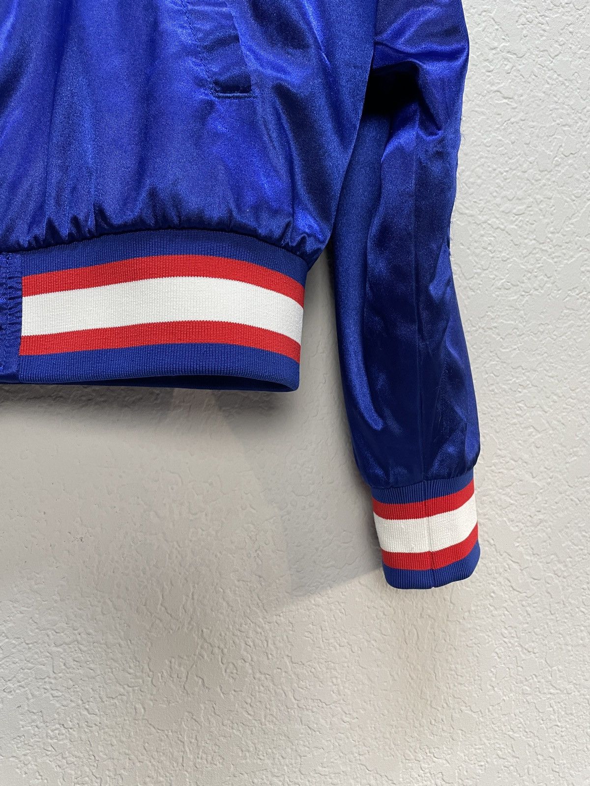 Jordan Brand Vintage Nike NBA Satin Y2K Drill Nylon Bombers Jacket Size US S / EU 44-46 / 1 - 8 Thumbnail