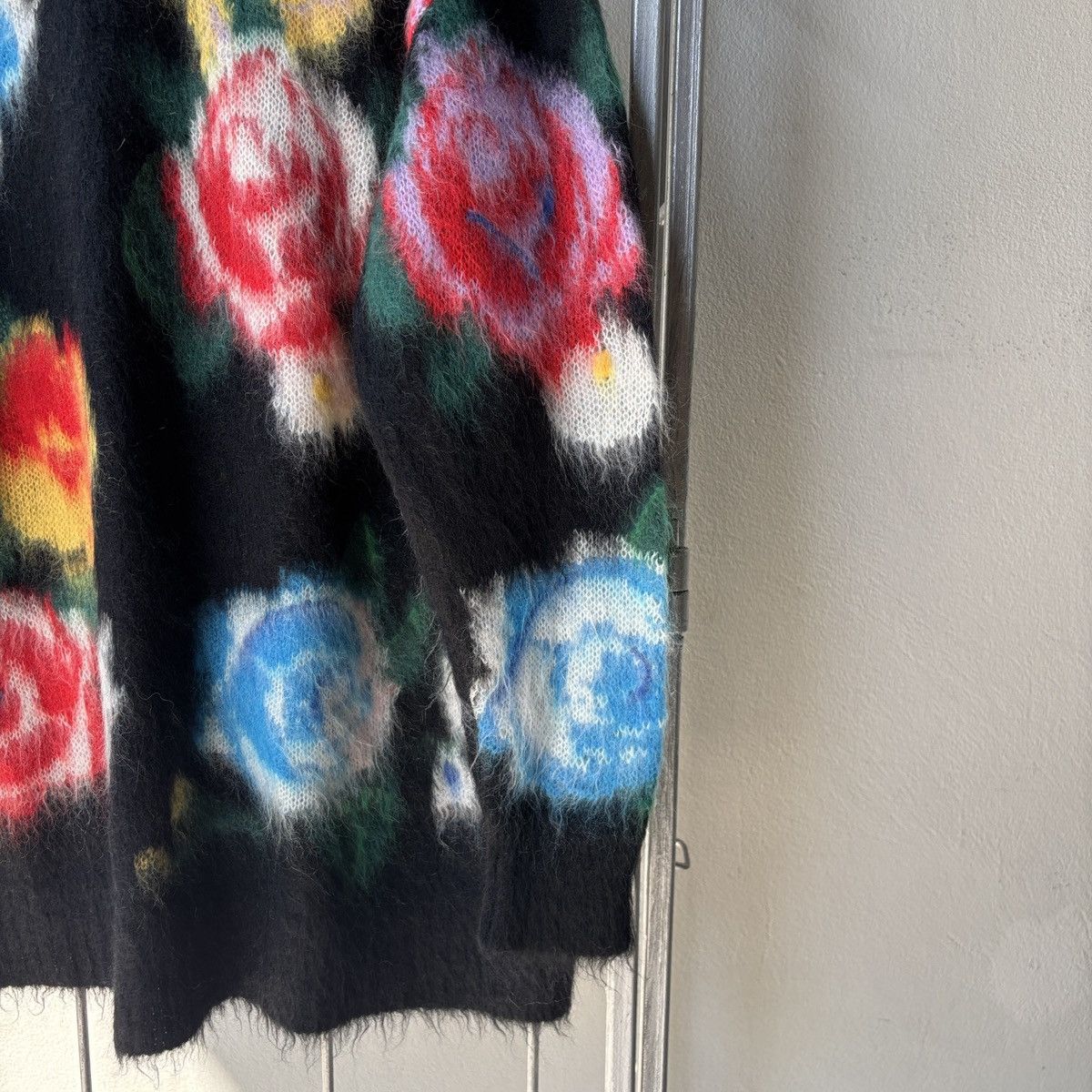 Miu Miu Miu Miu Roses Intarsia Mohair Sweater Size ONE SIZE - 13 Thumbnail