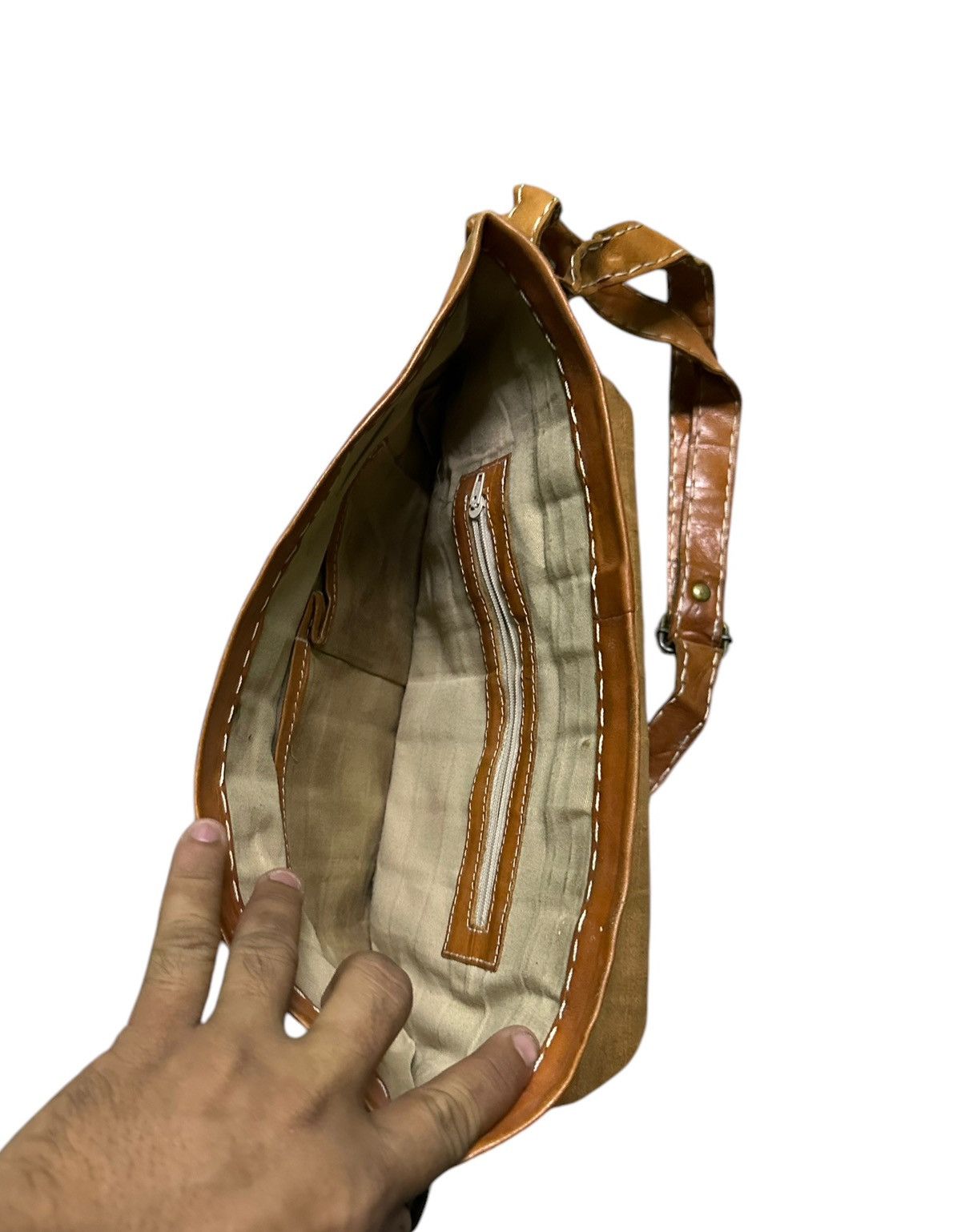 Leather Robita leather sling bag Size ONE SIZE - 3 Thumbnail