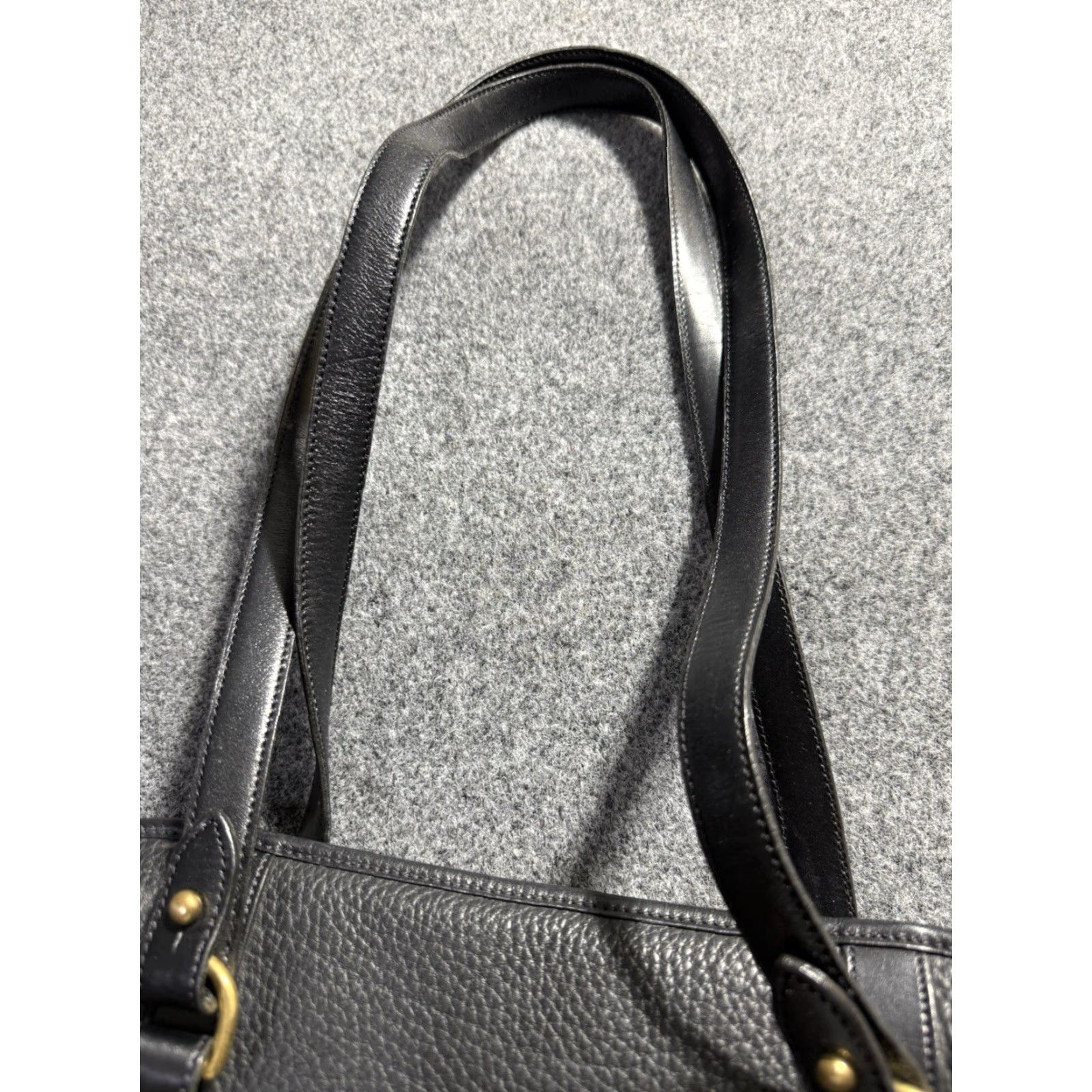 Dooney & Bourke Dooney & Bourke All Weather Leather Small Tote Pebbled Leather Black Handbag Size ONE SIZE - 5 Thumbnail