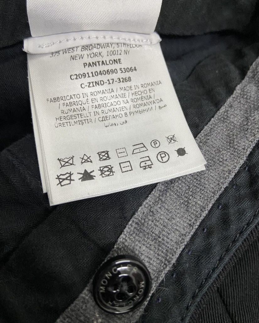 Moncler Moncler Black Classic Pantalone Pants Size 44 Size US 30 / EU 46 - 7 Thumbnail