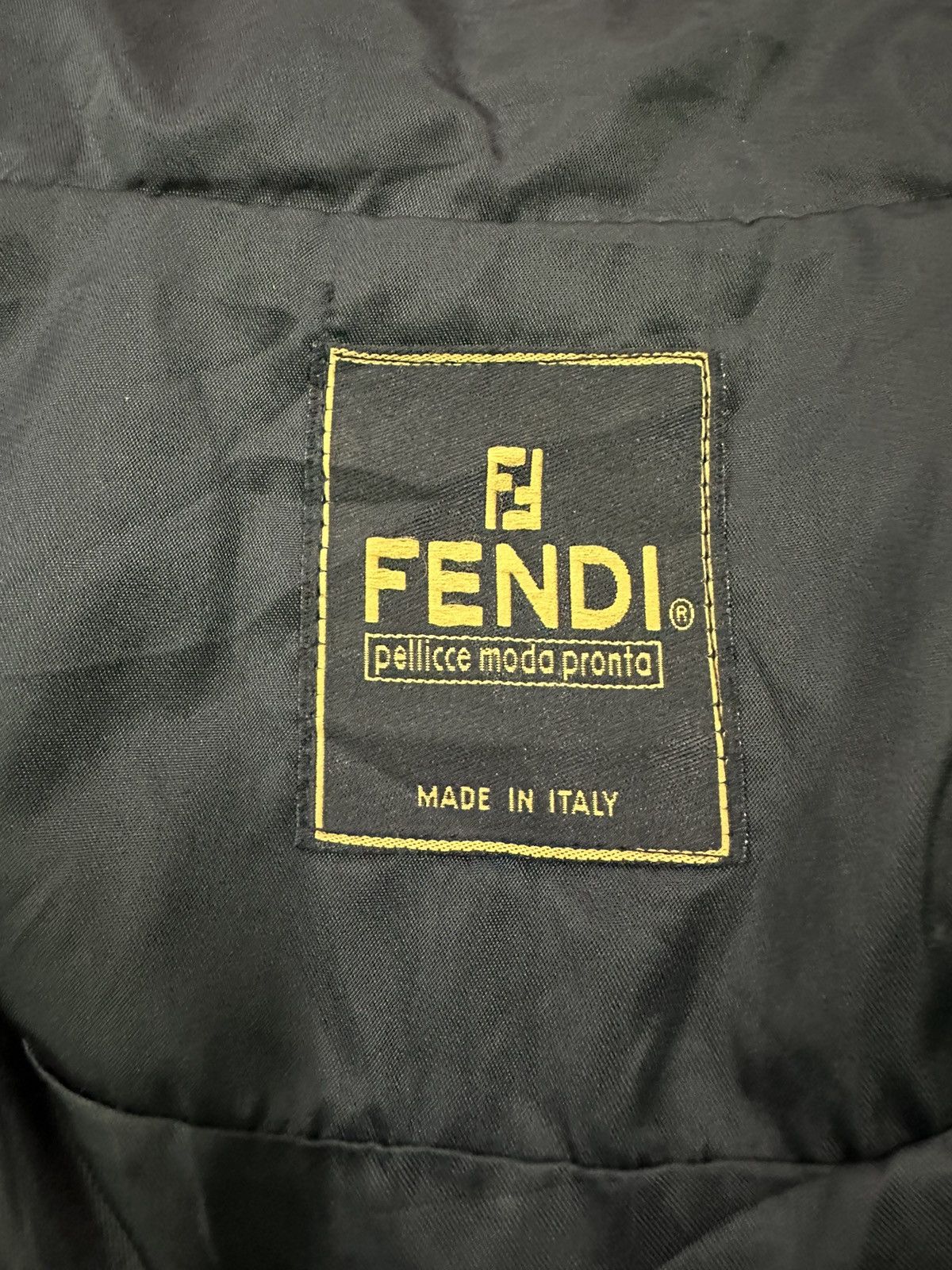 Fendi FENDI PELLICCE MODA PRONTA BIG LOGO EMBROIDERY JACKET Size US XXL / EU 58 / 5 - 12 Thumbnail