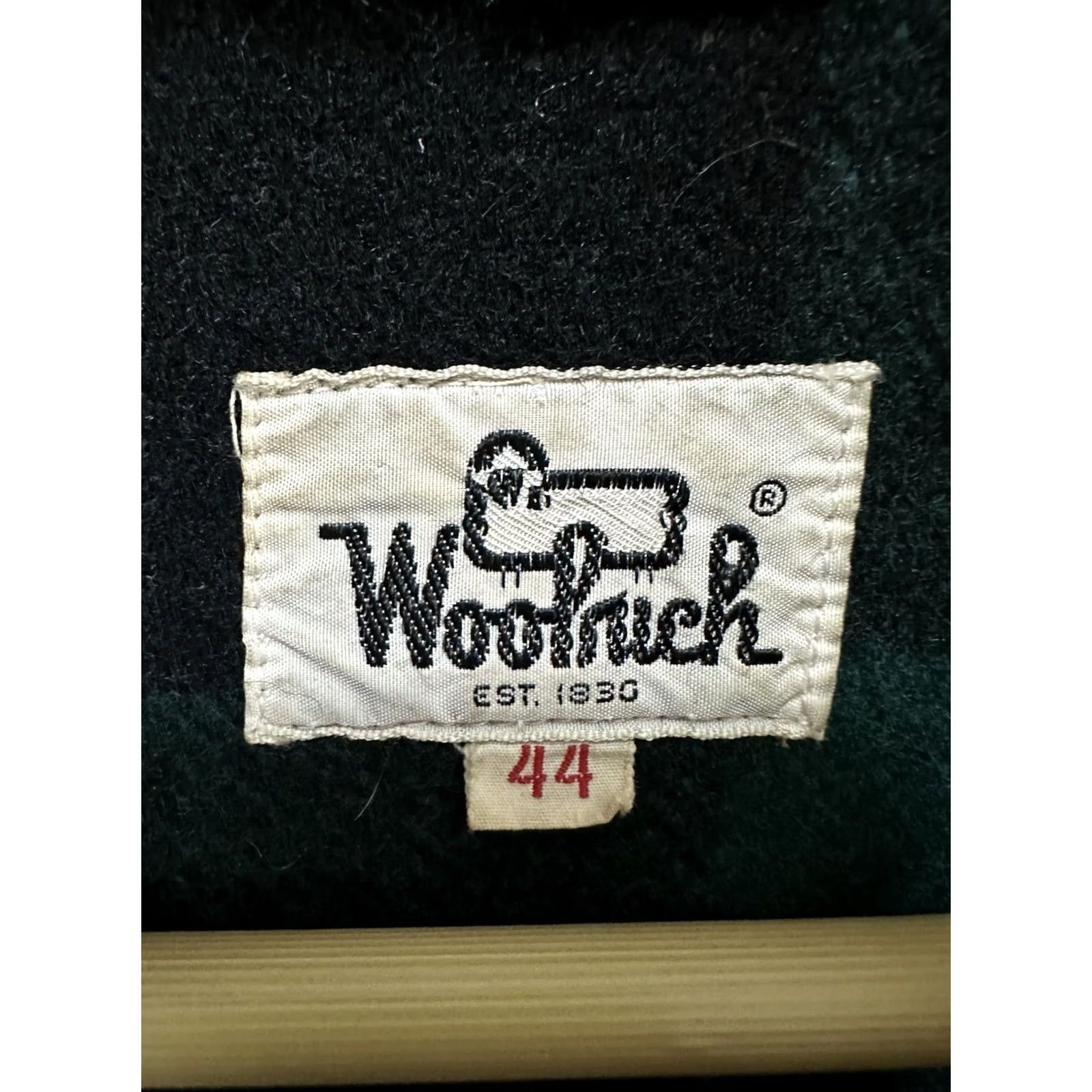Vintage VTG 60s Woolrich Wool Green Buffalo Plaid Full Zip Mackinaw Shacket Size 44 Mens Wool Jacket Size US S / EU 44-46 / 1 - 3 Thumbnail