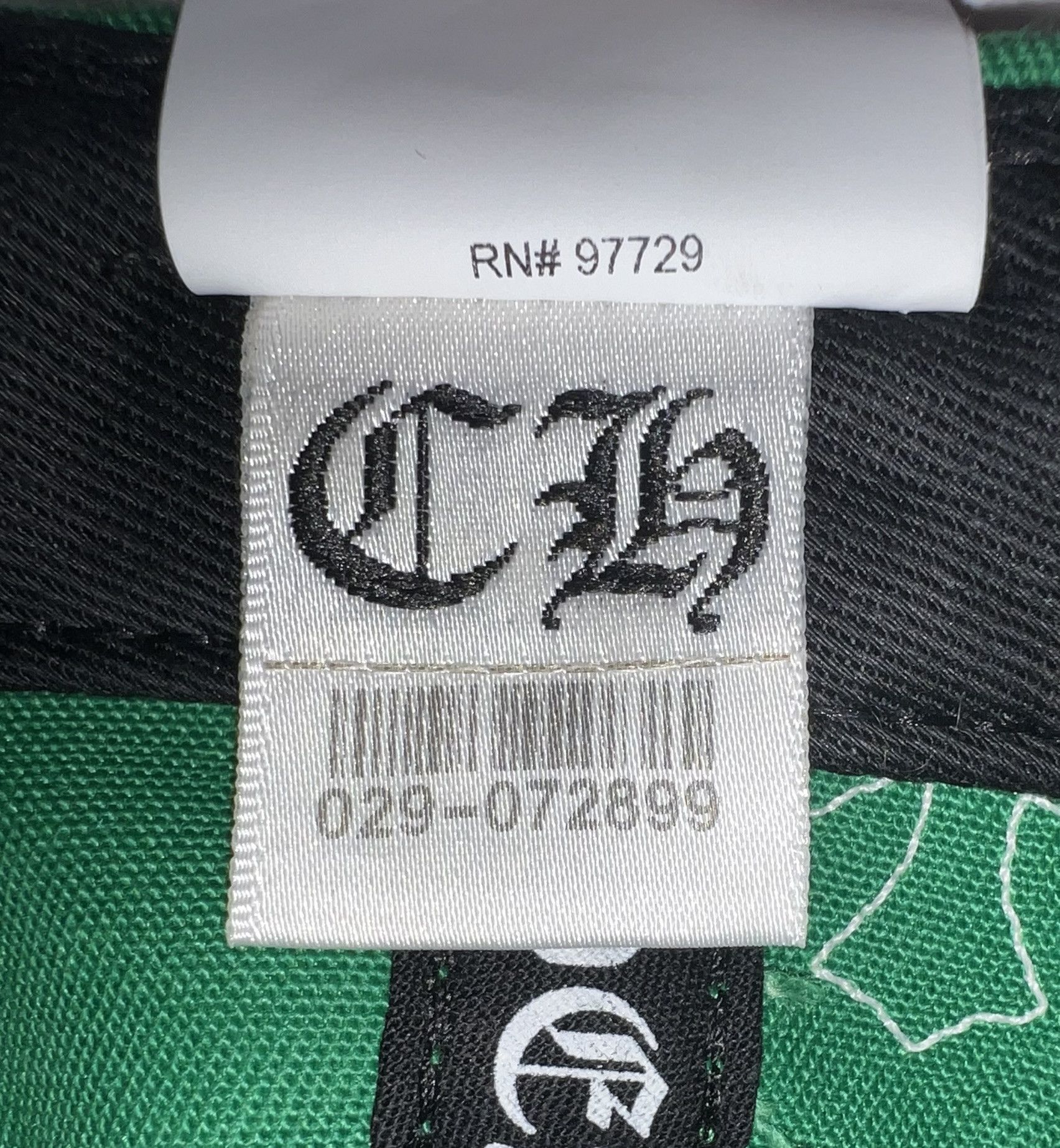 Chrome Hearts Chrome Hearts Cross Patch Baseball Hat (Green) Size ONE SIZE - 6 Thumbnail