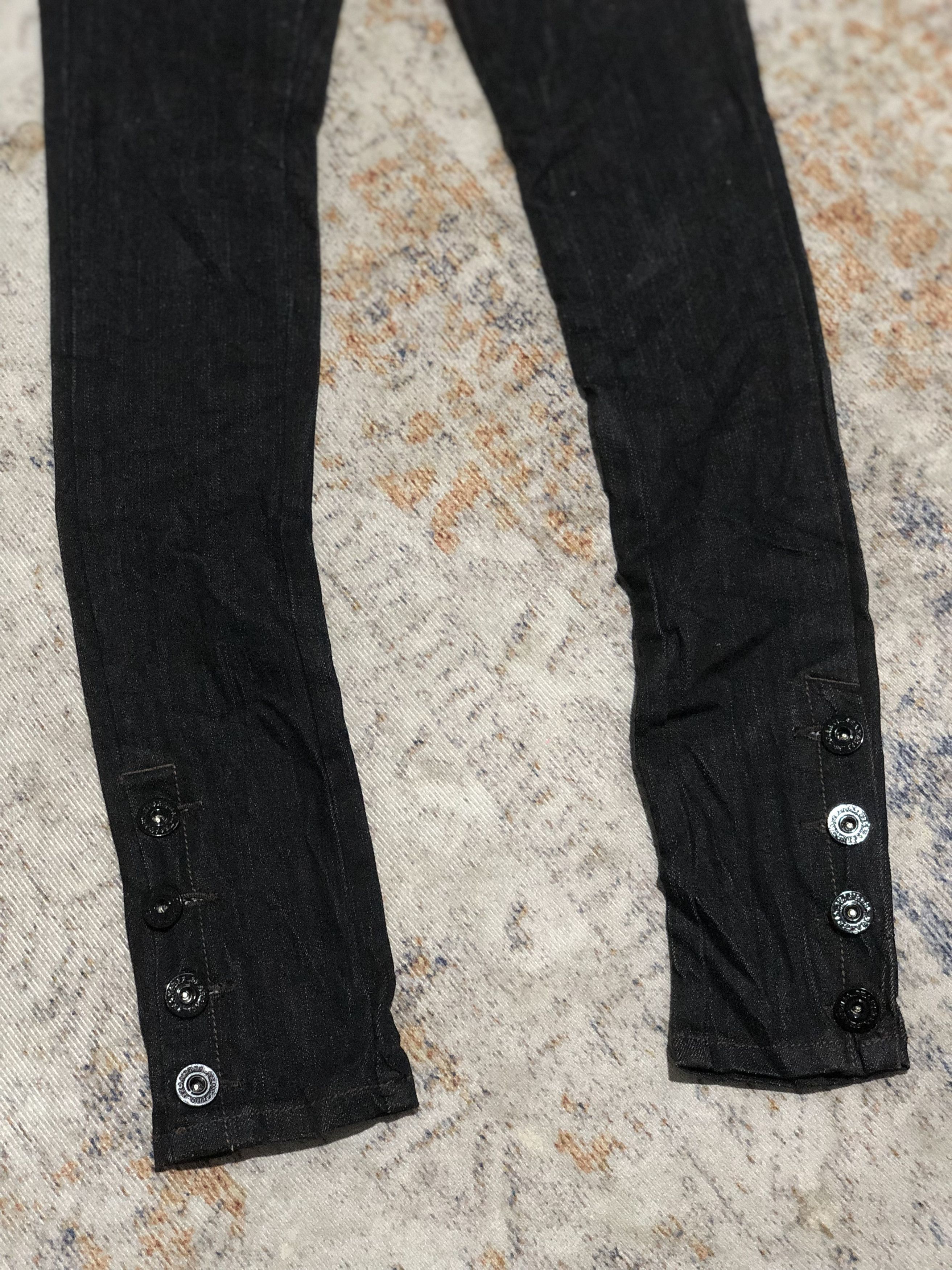 If Six Was Nine d.i.a gyaru japanese denim jeans pants Size 25" / US 0 / IT 36 - 7 Thumbnail
