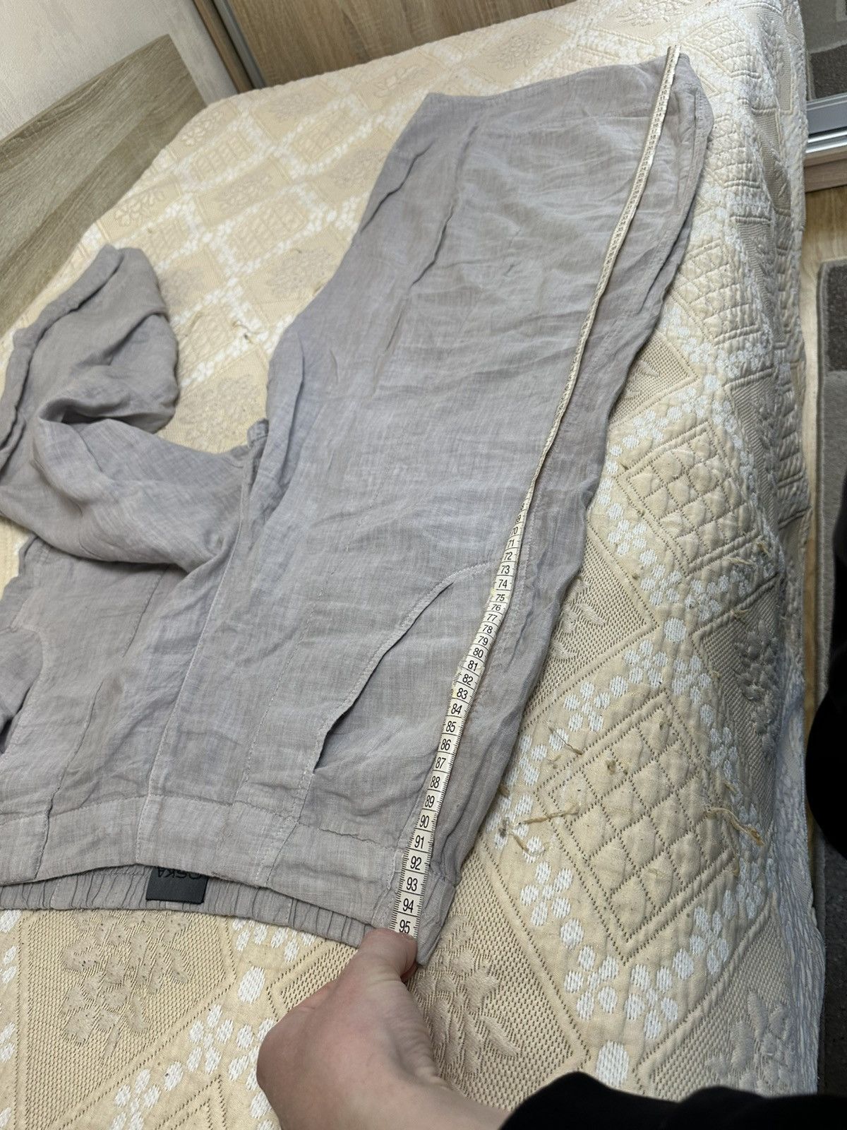 OSKA 🔥 OSKA Vintage Wide Oversize Linen Pants Trousers Y2K Size 27" / US 4 / IT 40 - 10 Thumbnail