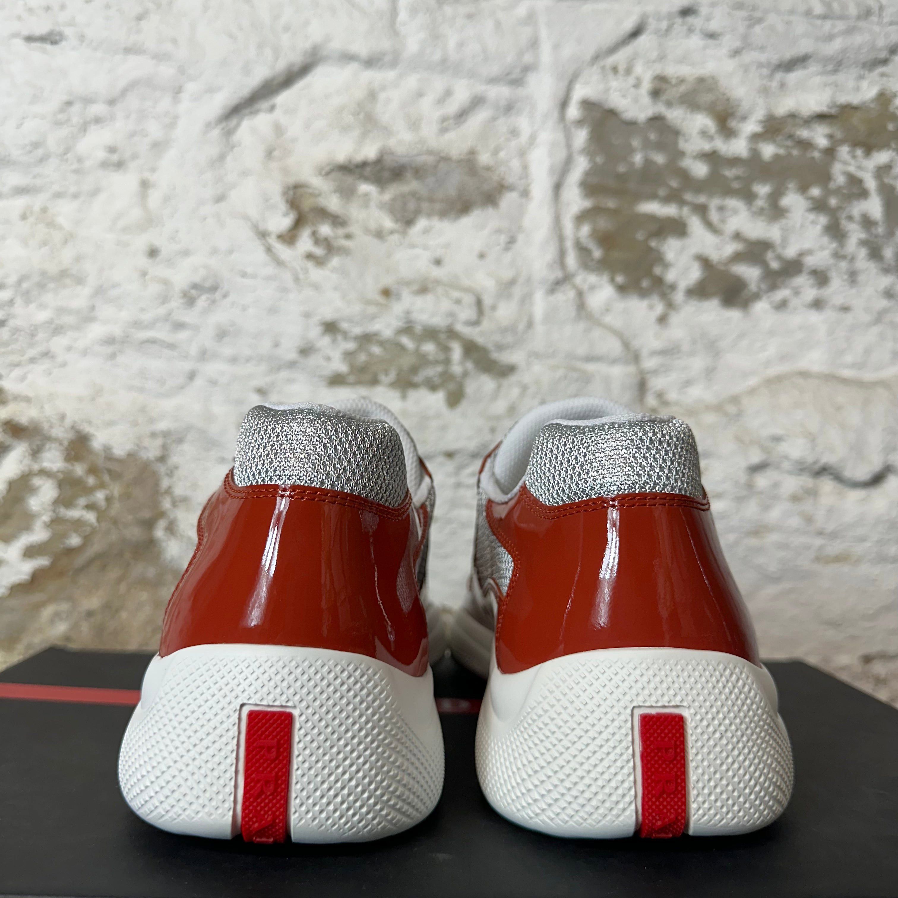 Prada Prada Americas Cup Rame Red Patent Sneaker Size 7 NEW Size US 7 / EU 40 - 5 Thumbnail