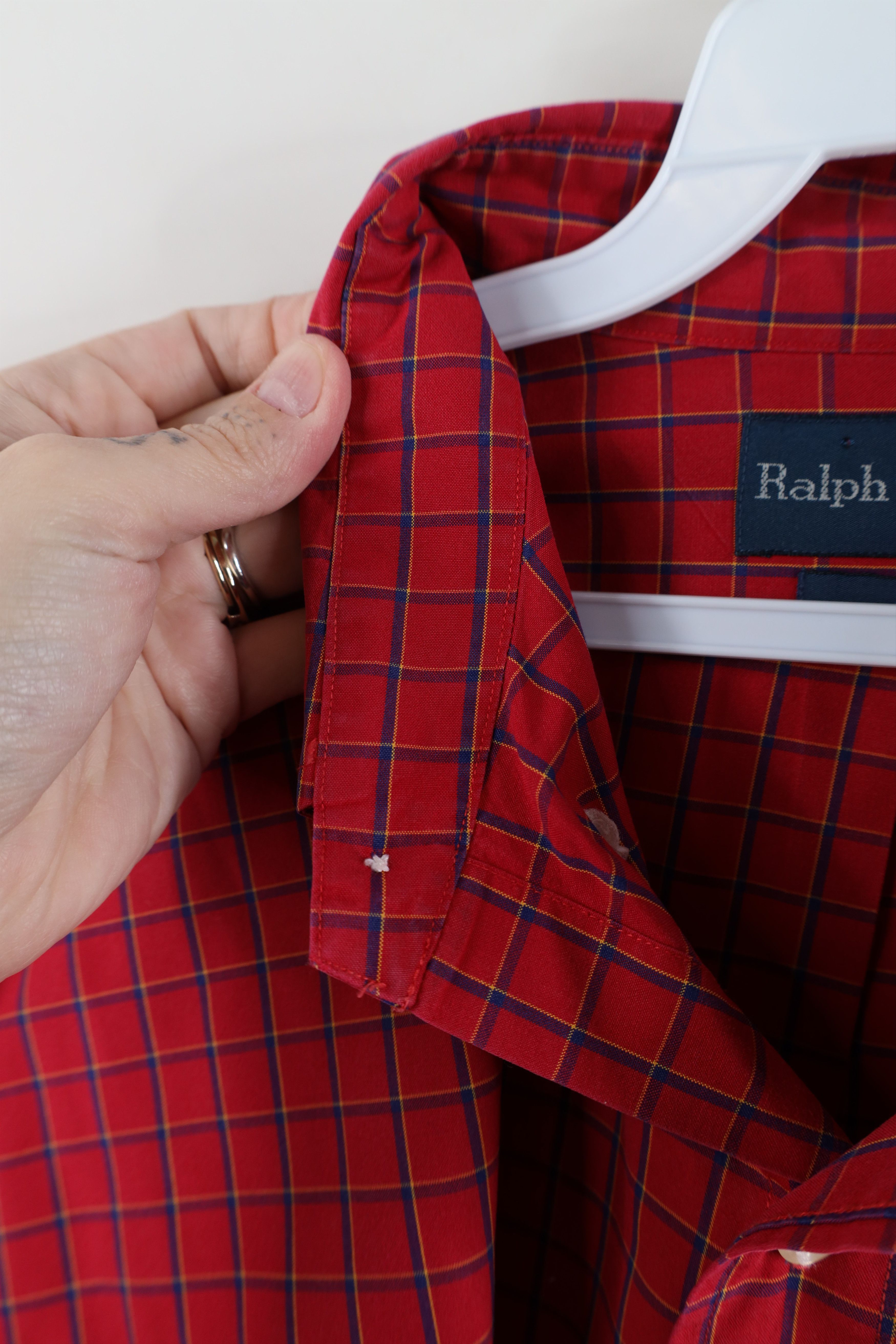 Ralph Lauren Vintage 90s Ralph Lauren Collared Button Down Shirt Plaid Size US XL / EU 56 / 4 - 10 Thumbnail