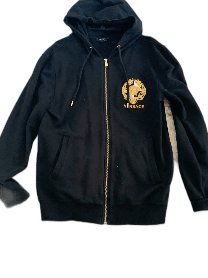 Versace Versace Classic Zip-Up Hoodie - dmc Size M / US 6-8 / IT 42-44 - 1 Thumbnail