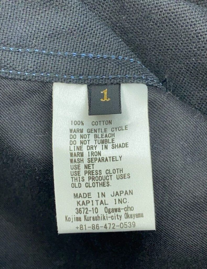 Kapital Kapital SizeM Stitched bib pants Size US 27 - 4 Thumbnail