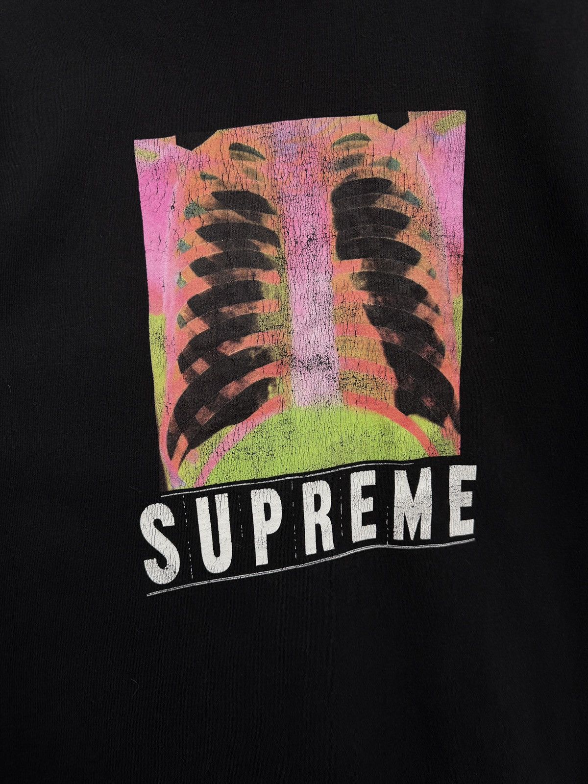 Supreme 🇺🇸🩻 Supreme X Ray Faded Distressed T-Shirt Rib Cage Graphic Size US L / EU 52-54 / 3 - 4 Thumbnail