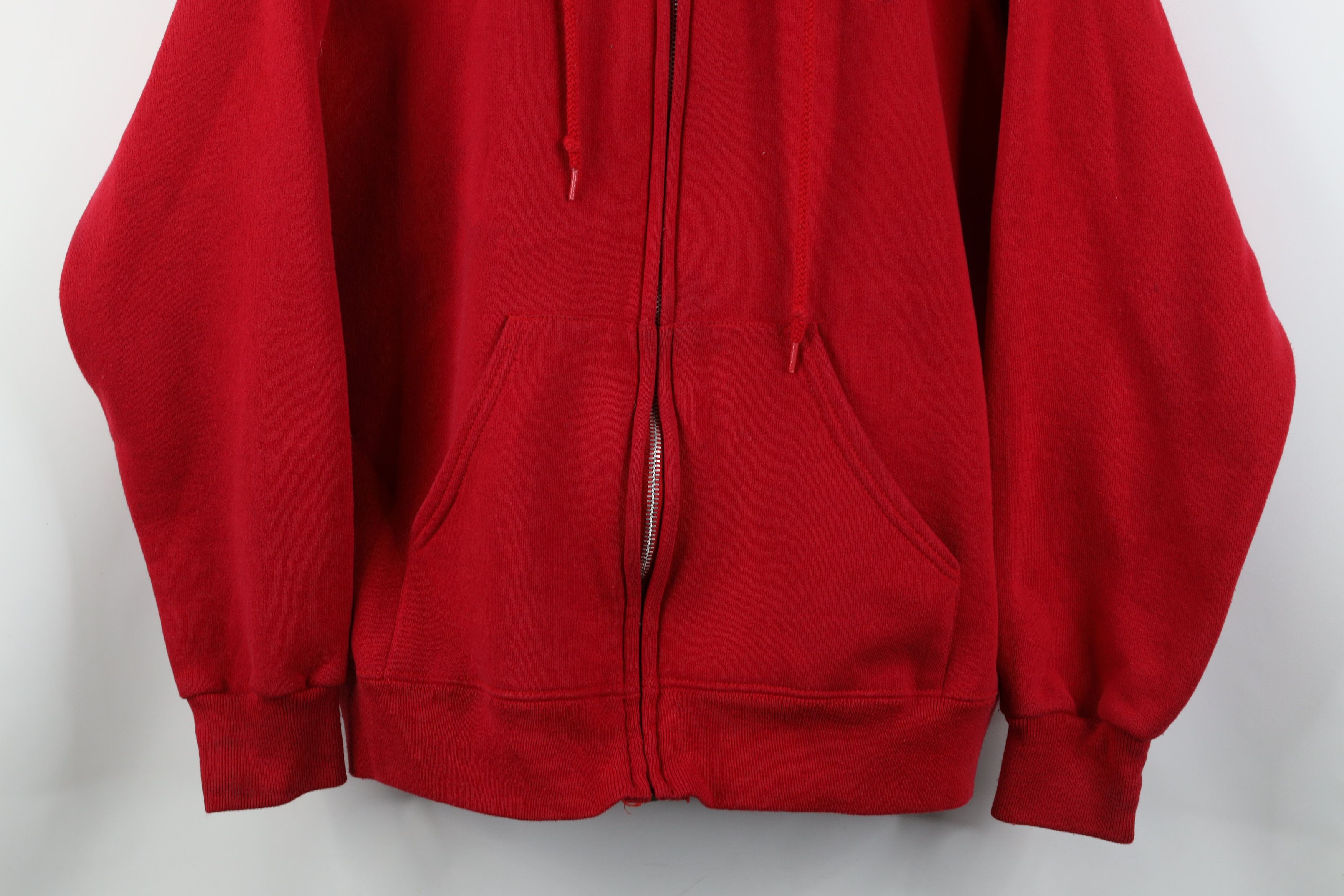 Vintage Vintage 90s USA Olympics Full Zip Hoodie Sweatshirt Red USA Size US S / EU 44-46 / 1 - 3 Thumbnail