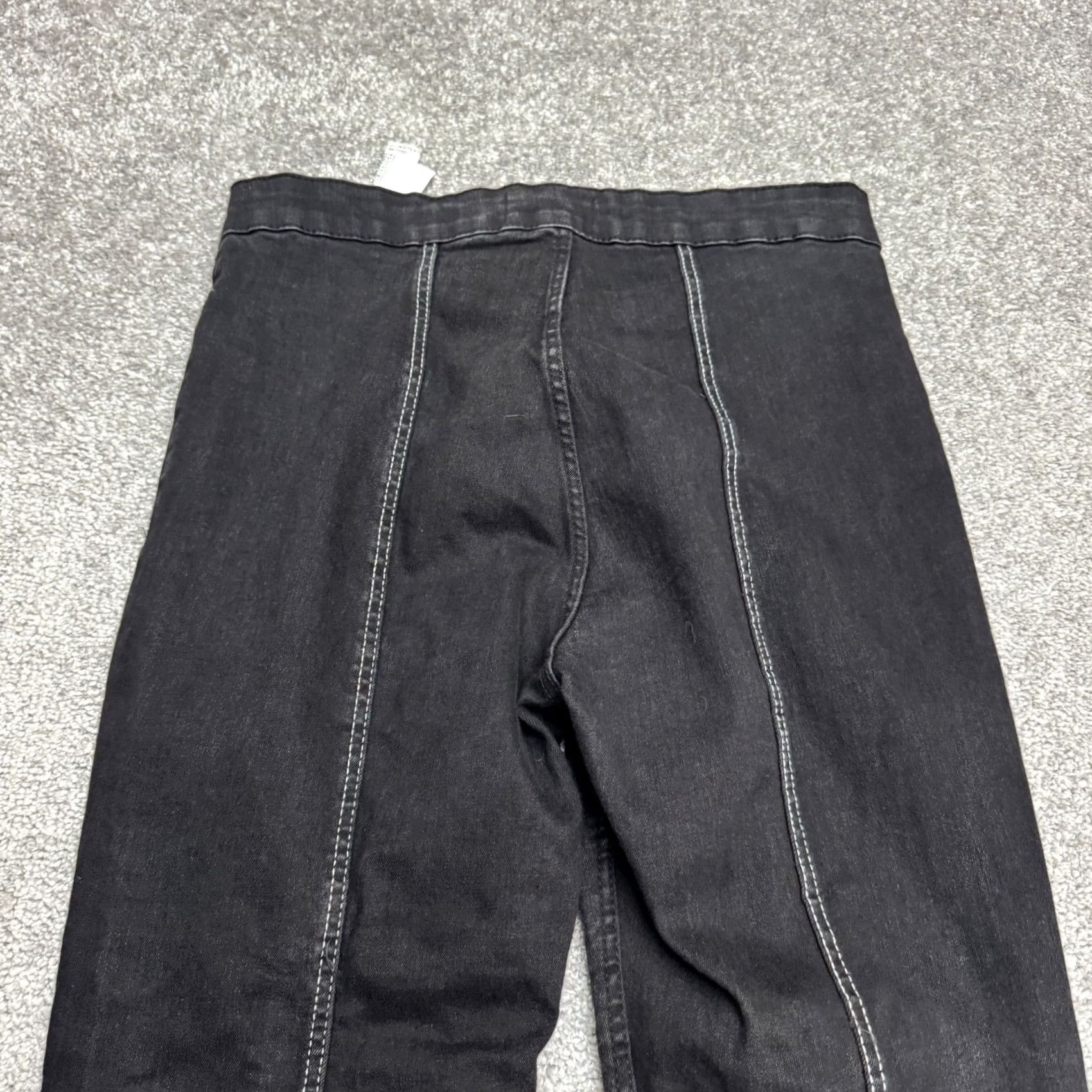 Zara Zara Jeans Womens 8 High Rise Seamed Skinny Denim Black Size 30" / US 8 / IT 44 - 5 Thumbnail