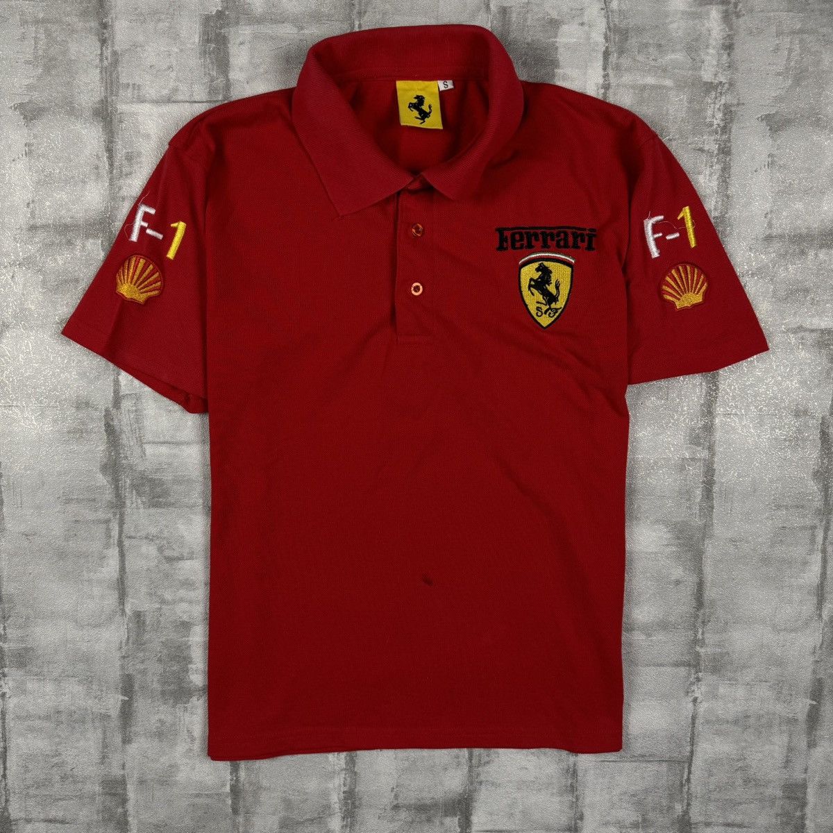 Ferrari Ferrari Vintage Big Logo Racing Shirt Size US S / EU 44-46 / 1 - 3 Thumbnail