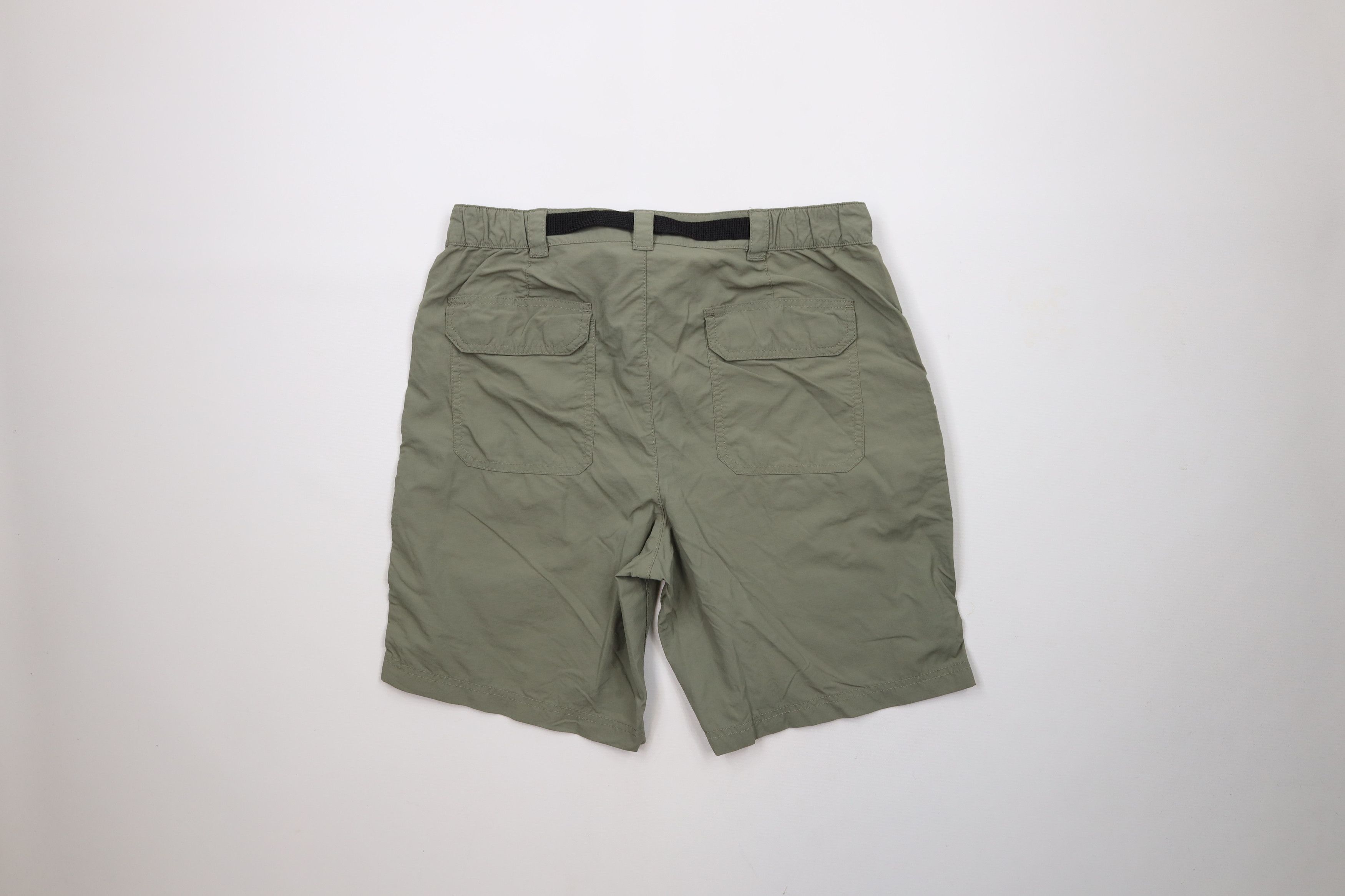 Vintage Vintage 90s Y2K Streetwear Above Knee Cargo Shorts Green Size US 34 / EU 50 - 8 Thumbnail