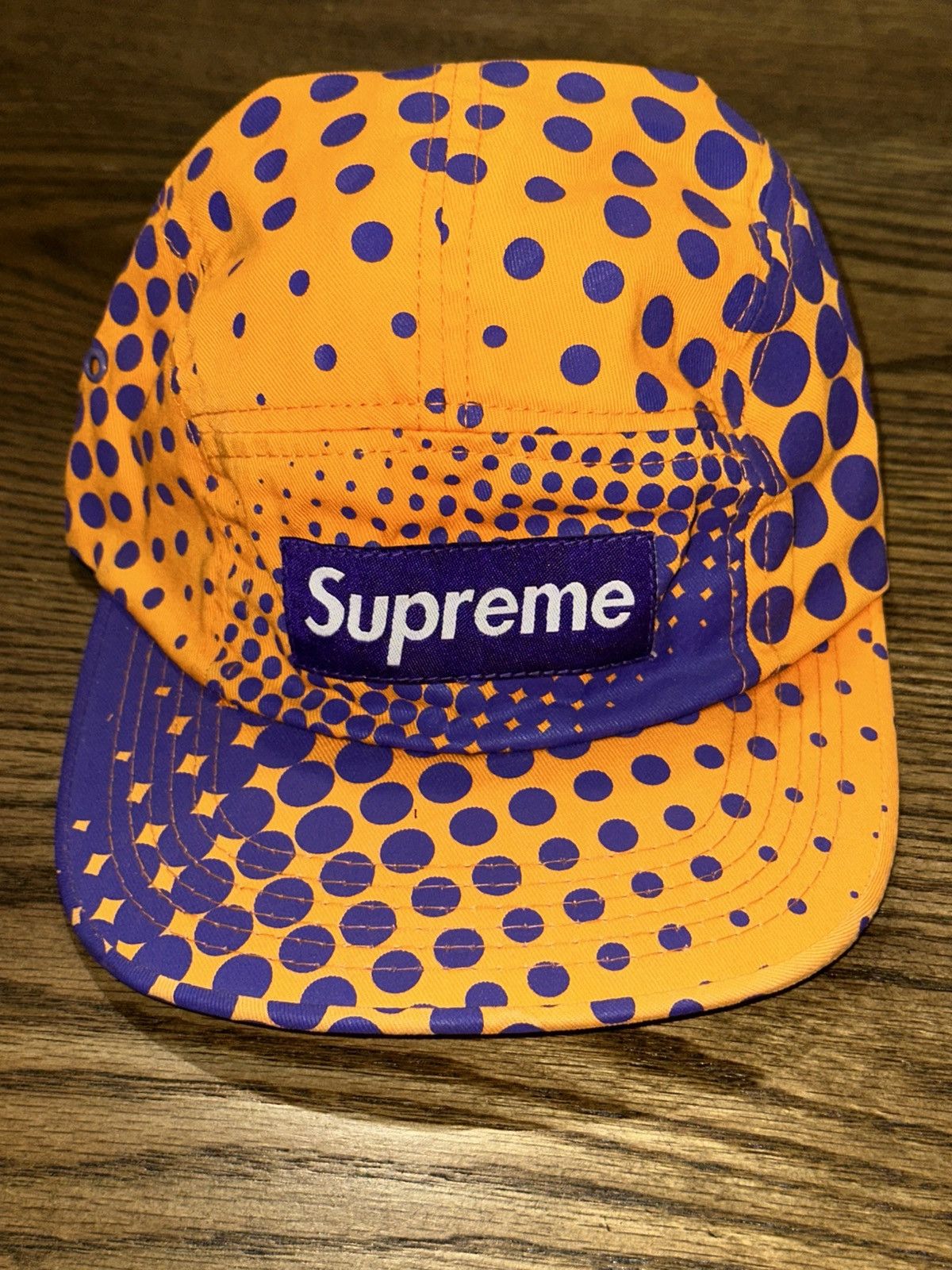 Supreme 2007 Polka Dot Gradient Camp Cap Size ONE SIZE - 1 Thumbnail