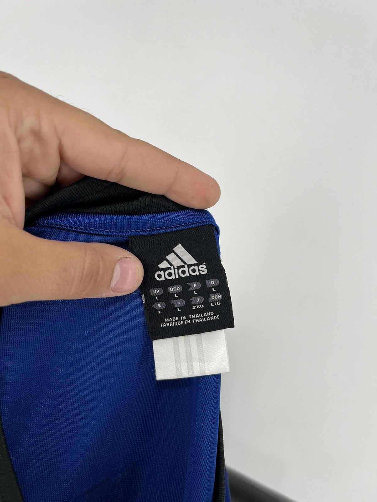 Adidas Adidas Vintage 90s Jersey Number One Basketball Rare Item Size US L / EU 52-54 / 3 - 11 Thumbnail