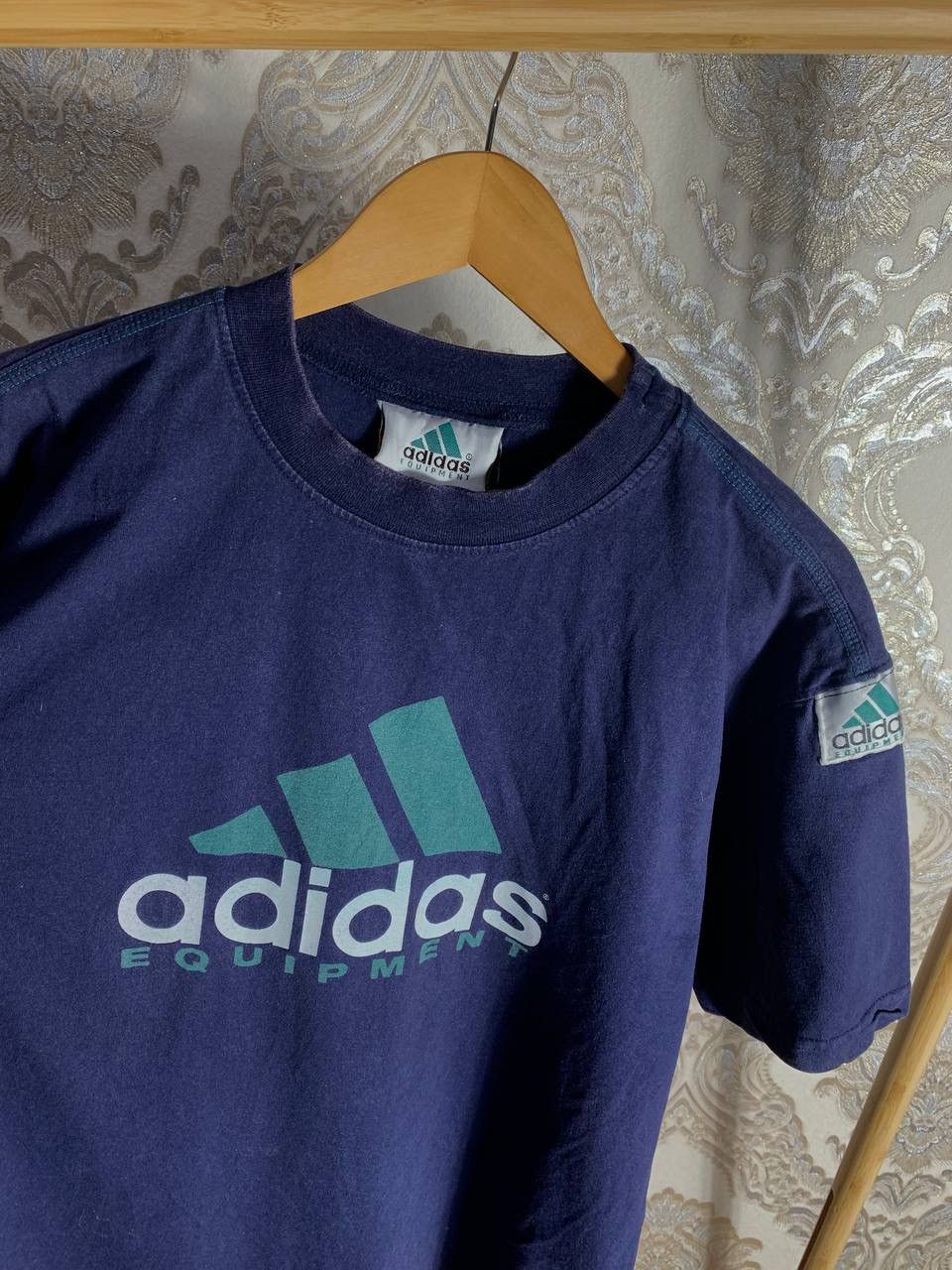 Adidas × Vintage VERY RARE ADIDAS EQUIPMENT RETRO BIG LOGO T-SHIRT Y2K 90s Size US XL / EU 56 / 4 - 2 Thumbnail