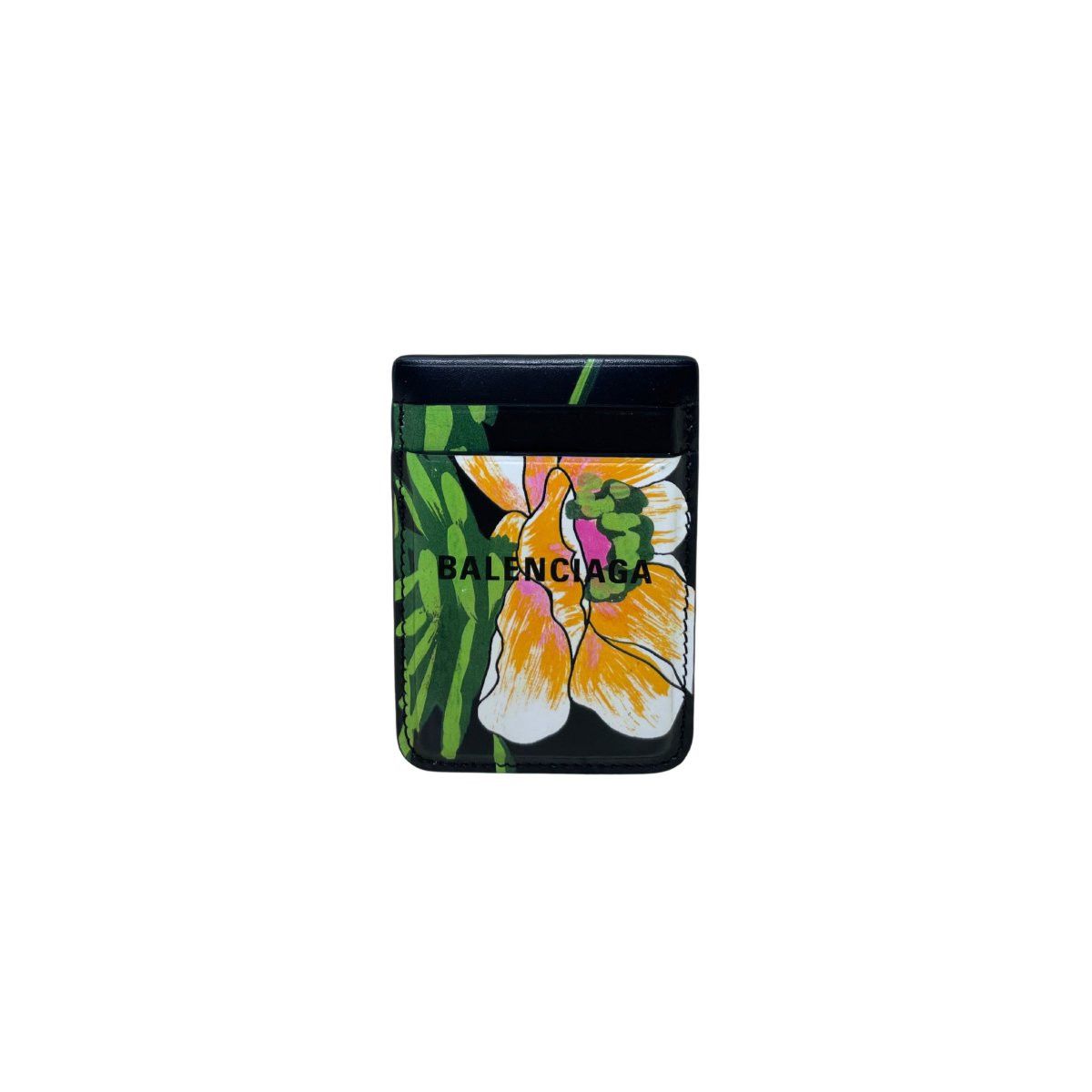 Balenciaga cash iphone magnet cardholder flora Size ONE SIZE - 1 Thumbnail