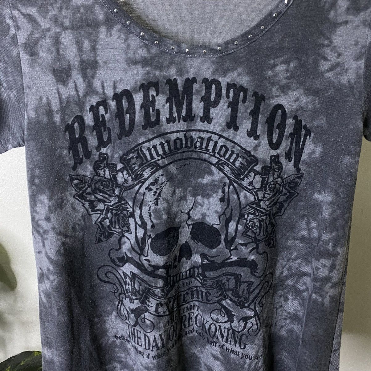 If Six Was Nine Cornflake Seditionaries Skulls Cyber Gothic Punk Grunge Tee Size XS / US 0-2 / IT 36-38 - 2 Thumbnail