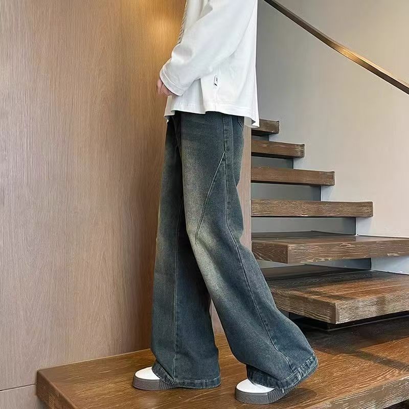 Japanese Brand Street fashion washed distressed jeans y2k Size US 32 / EU 48 - 2 Thumbnail