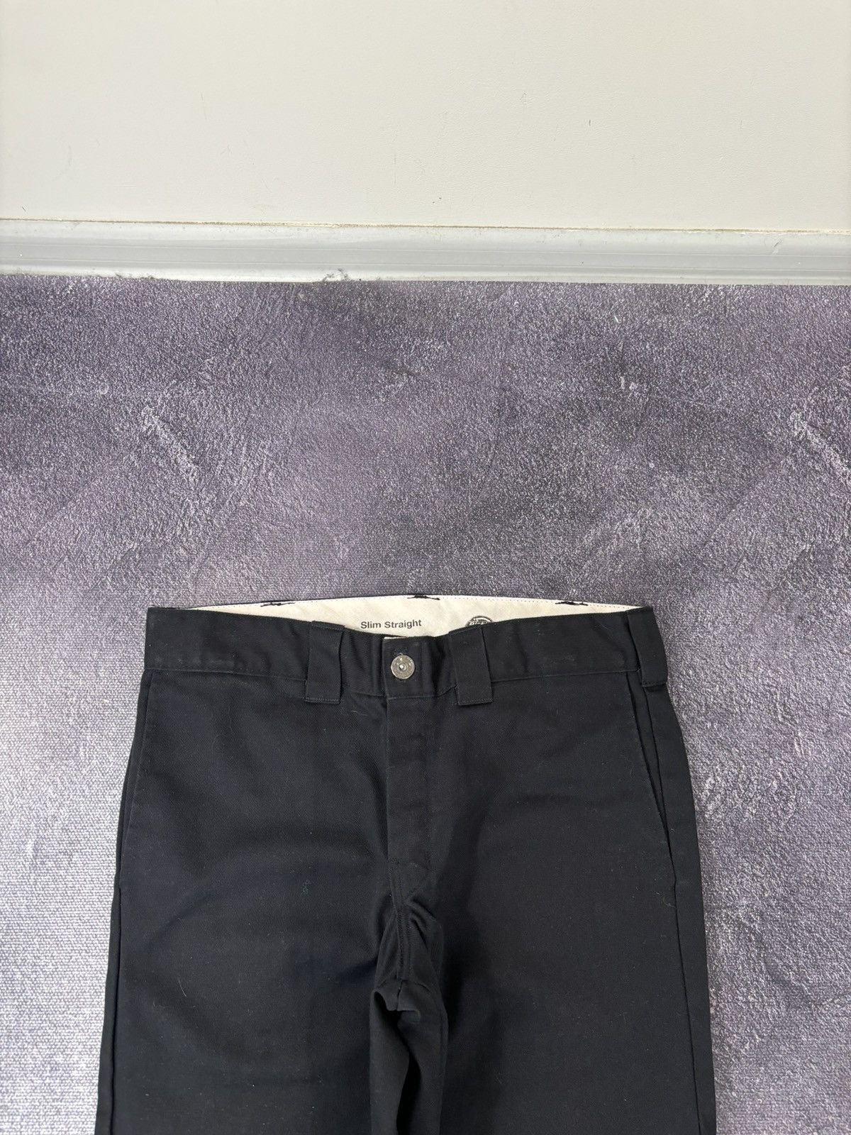 Dickies Vintage Dickies 874 Slim Straight Black Hype Skate Pants Size US 32 / EU 48 - 14 Thumbnail