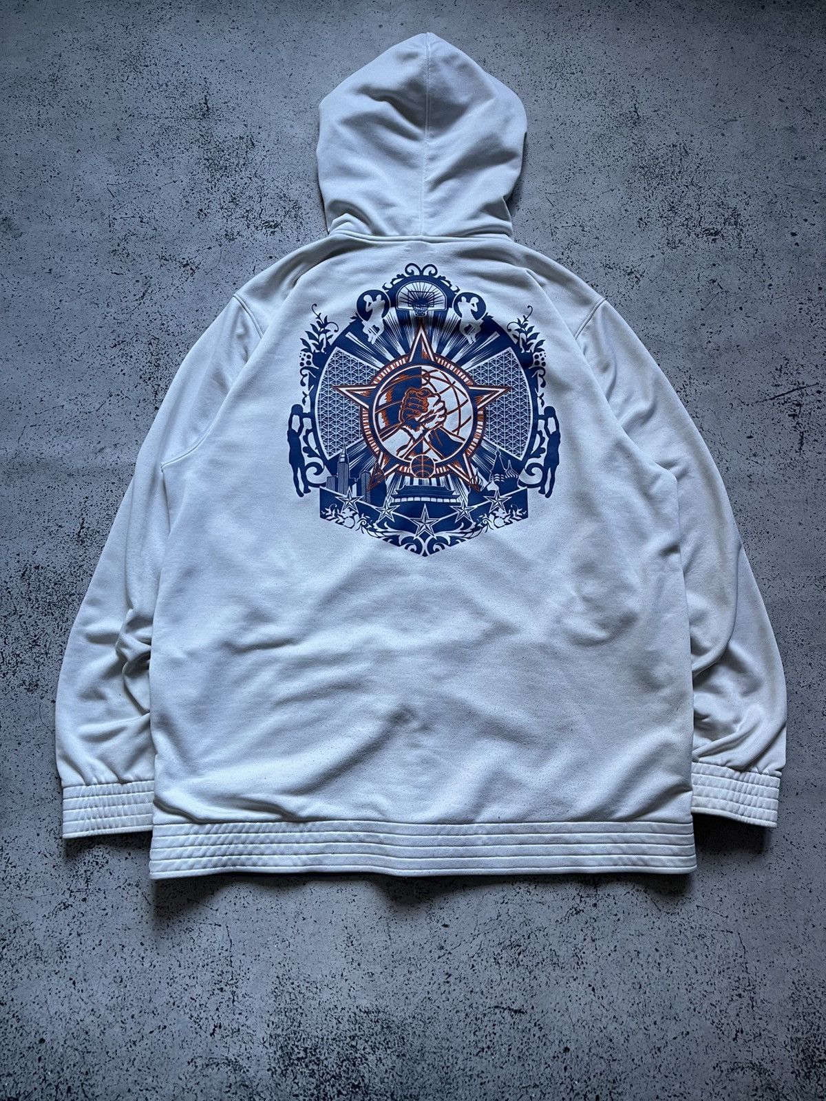 Nike × Vintage Vintage Nike Jacket Basketball Zip Hoodie Jordan Y2K USA Size US XXL / EU 58 / 5 - 1 Thumbnail