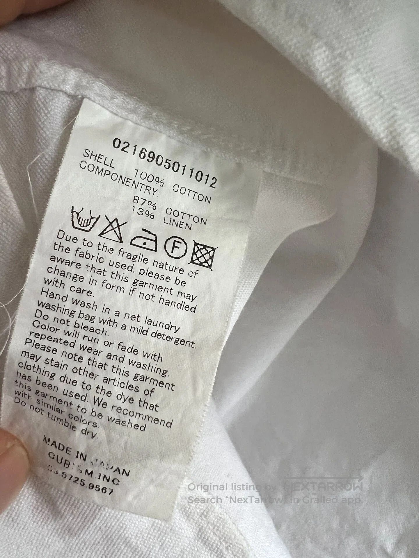Visvim limited edition white shirt with embroidery. Size US M / EU 48-50 / 2 - 6 Thumbnail